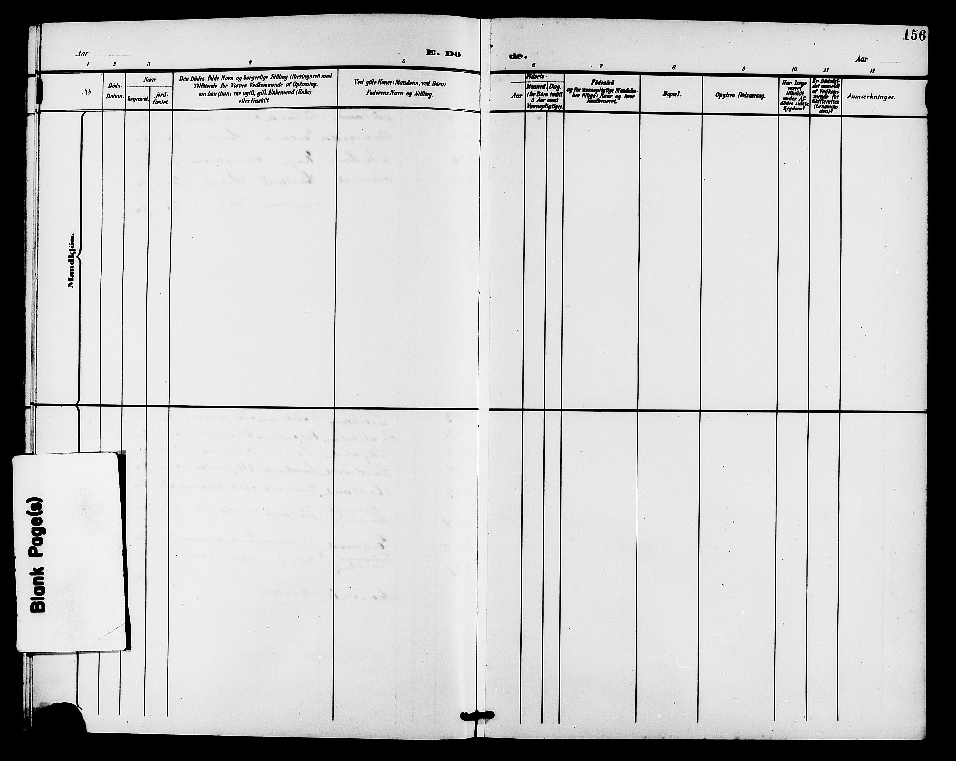 Tysvær sokneprestkontor, SAST/A -101864/H/Ha/Haa/L0008: Parish register (official) no. A 8, 1897-1912, p. 156