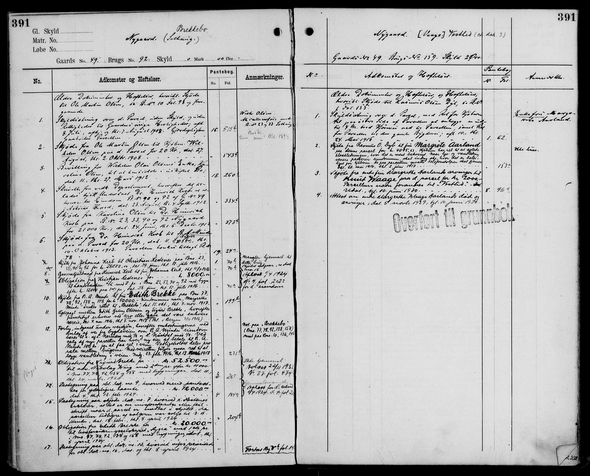 Midhordland sorenskriveri, AV/SAB-A-3001/1/G/Ga/Gab/L0110: Mortgage register no. II.A.b.110, p. 391