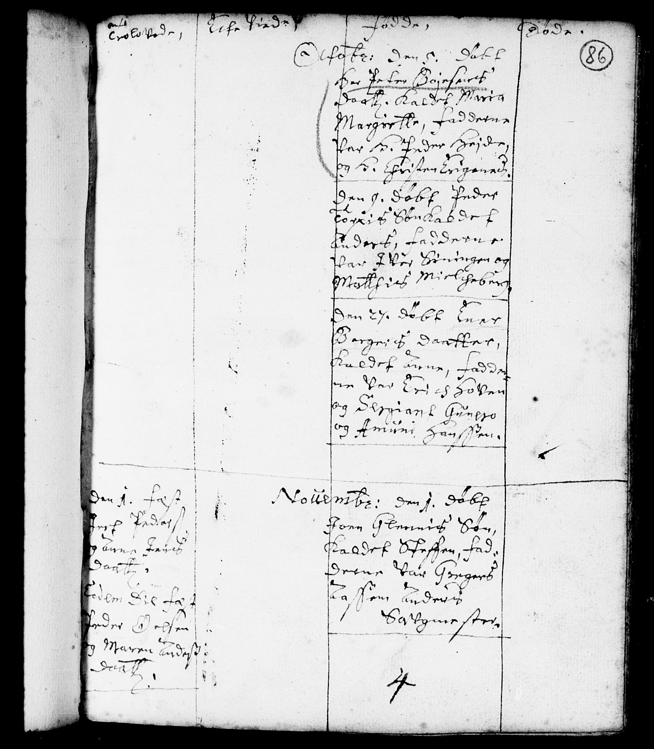 Spydeberg prestekontor Kirkebøker, AV/SAO-A-10924/F/Fa/L0001: Parish register (official) no. I 1, 1696-1738, p. 86