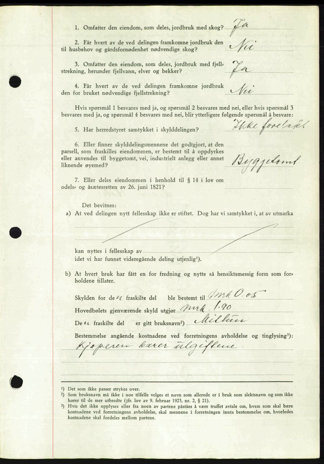 Romsdal sorenskriveri, AV/SAT-A-4149/1/2/2C: Mortgage book no. A23, 1947-1947, Diary no: : 1773/1947