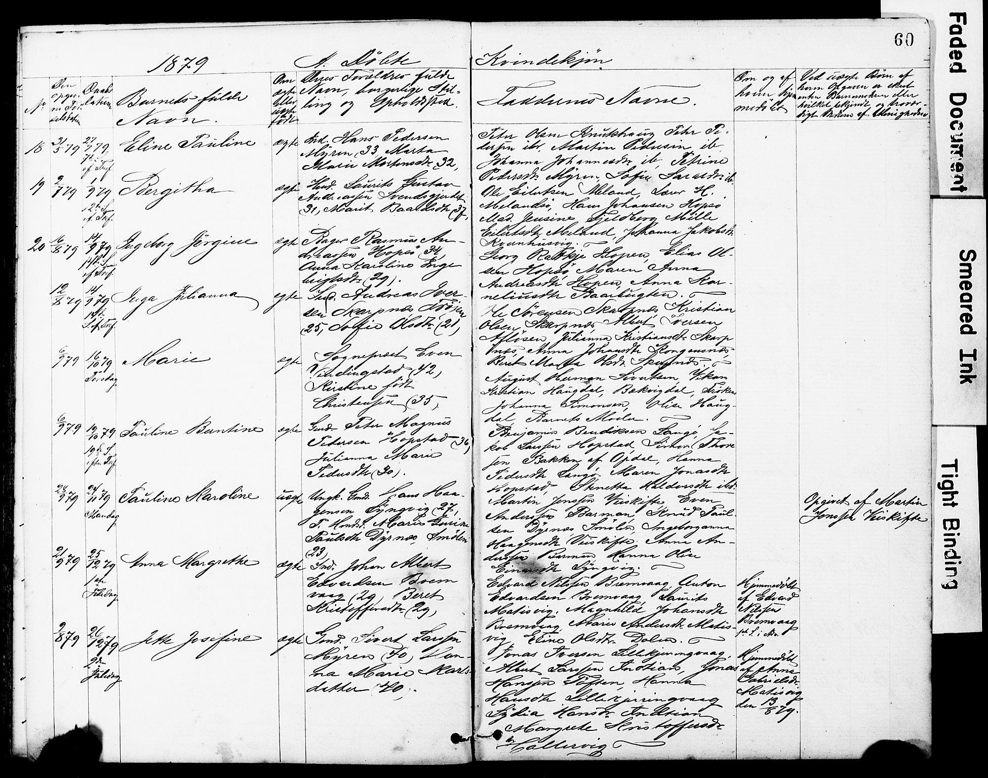 Ministerialprotokoller, klokkerbøker og fødselsregistre - Sør-Trøndelag, SAT/A-1456/634/L0541: Parish register (copy) no. 634C03, 1874-1891, p. 60