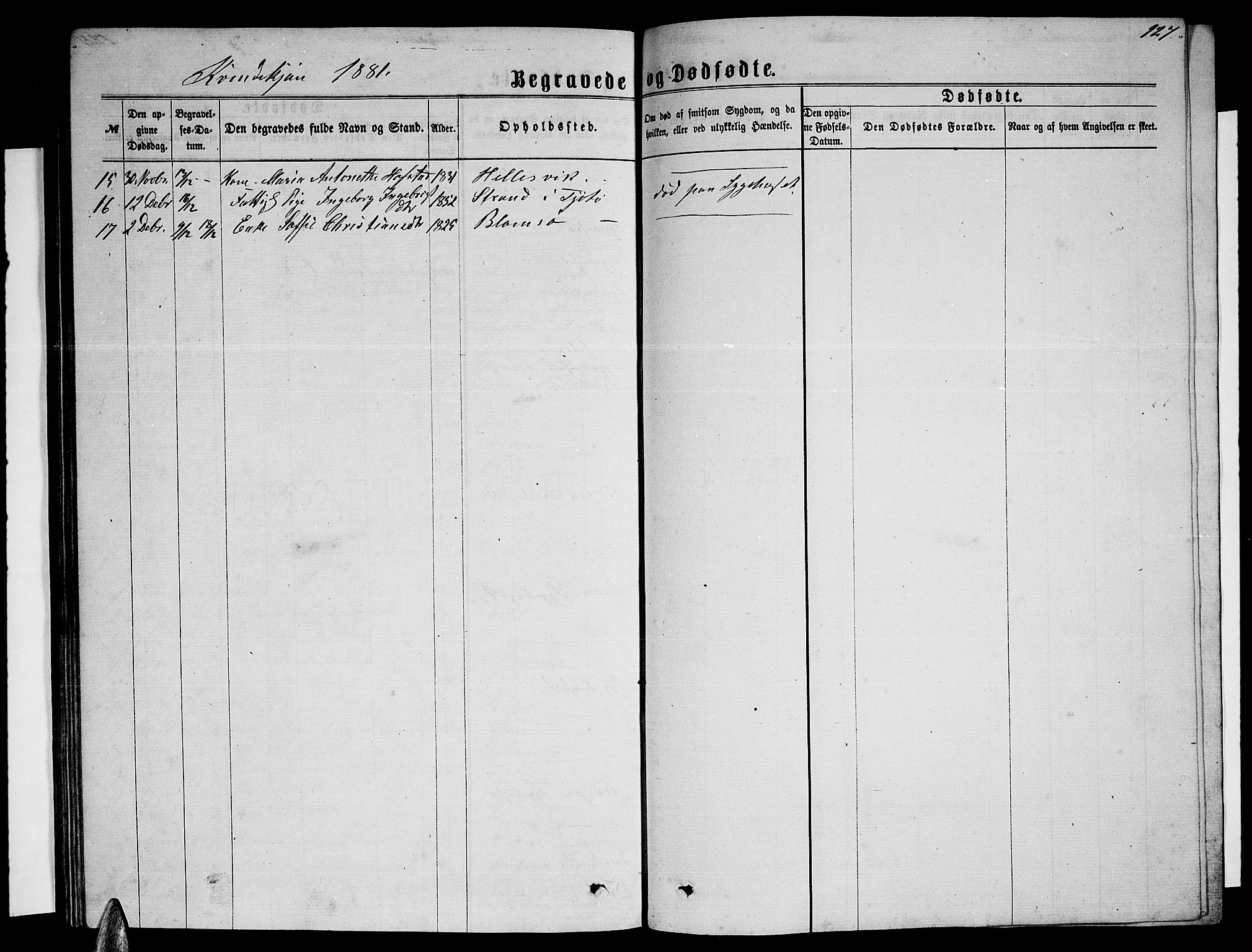 Ministerialprotokoller, klokkerbøker og fødselsregistre - Nordland, SAT/A-1459/830/L0461: Parish register (copy) no. 830C03, 1866-1881, p. 127