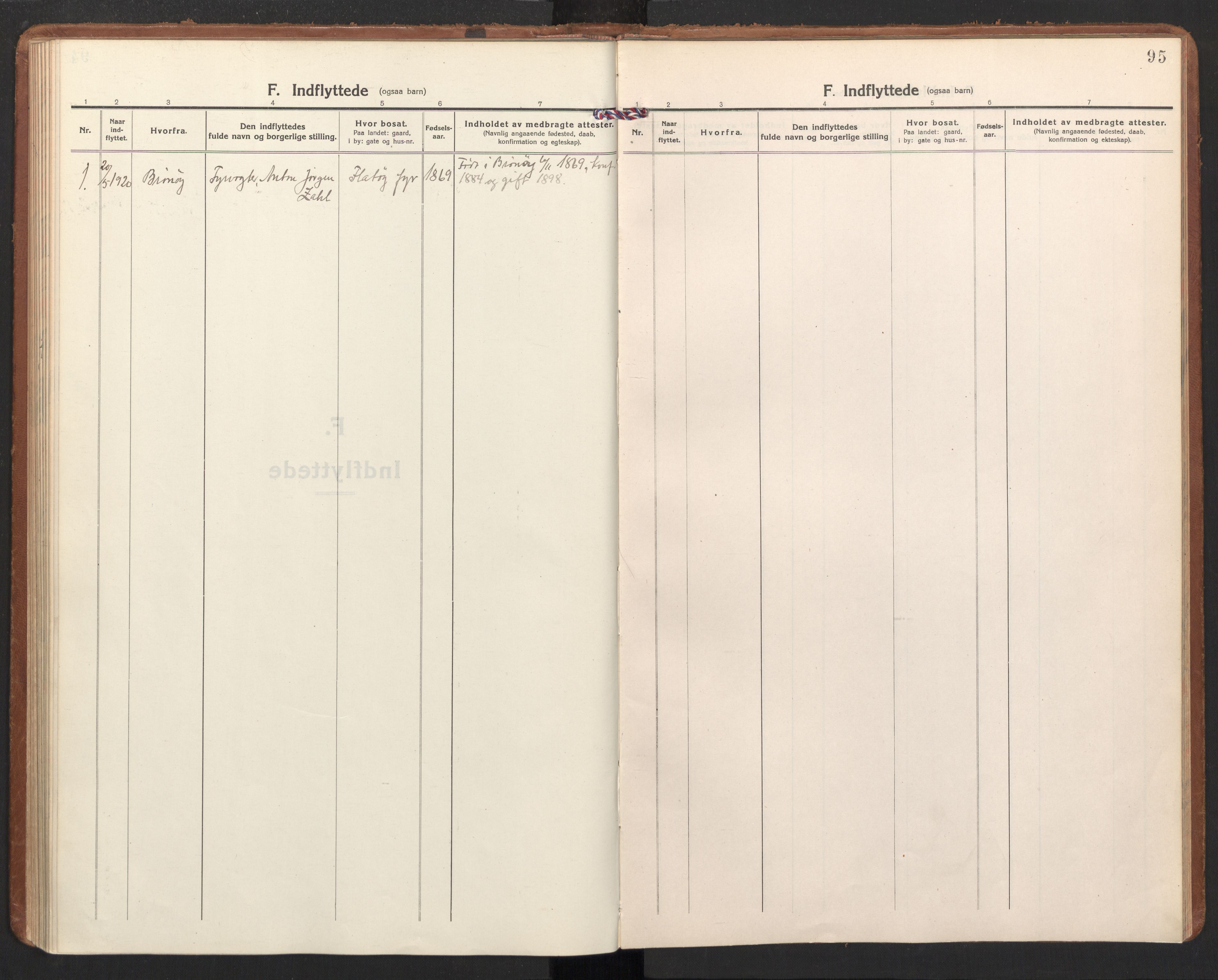 Ministerialprotokoller, klokkerbøker og fødselsregistre - Nordland, AV/SAT-A-1459/855/L0809: Parish register (official) no. 855A18, 1921-1939, p. 95