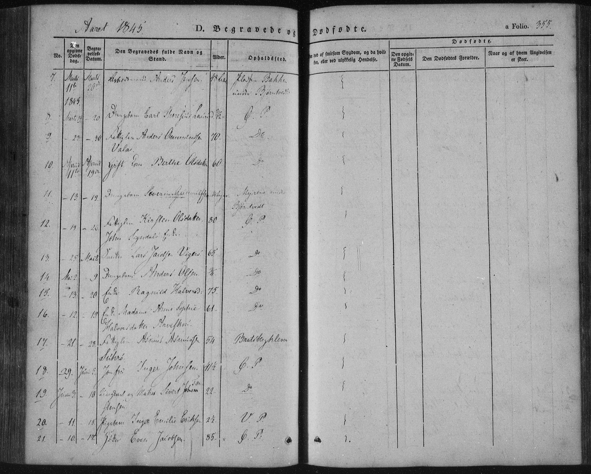 Porsgrunn kirkebøker , SAKO/A-104/F/Fa/L0006: Parish register (official) no. 6, 1841-1857, p. 355