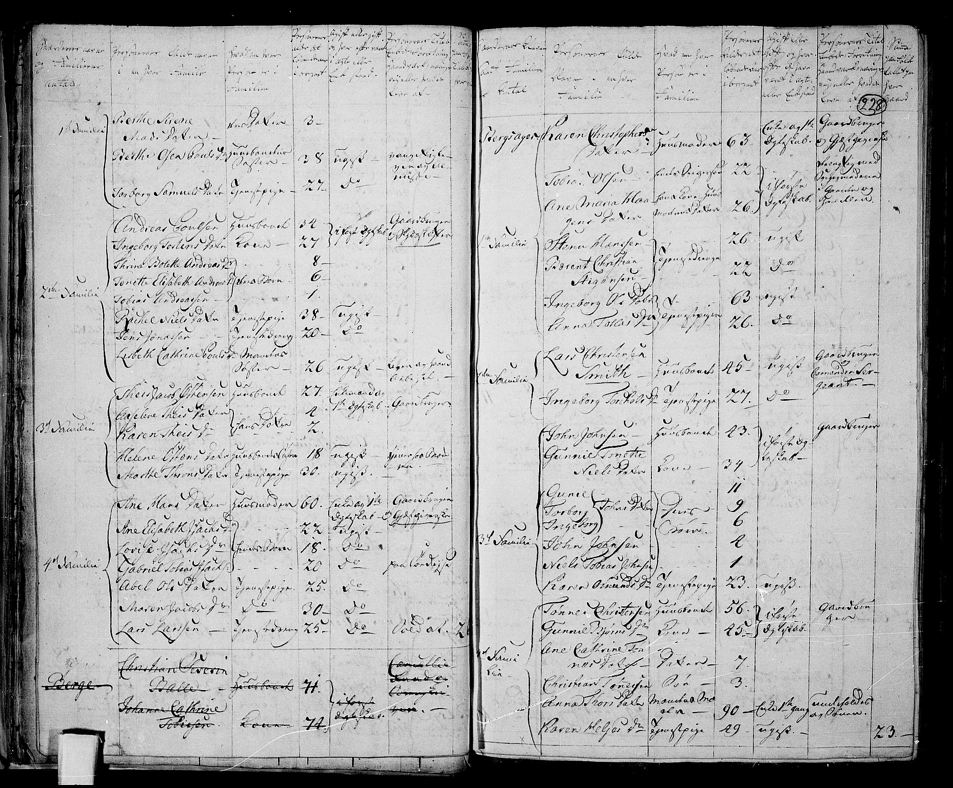 RA, 1801 census for 1032P Lyngdal, 1801, p. 227b-228a