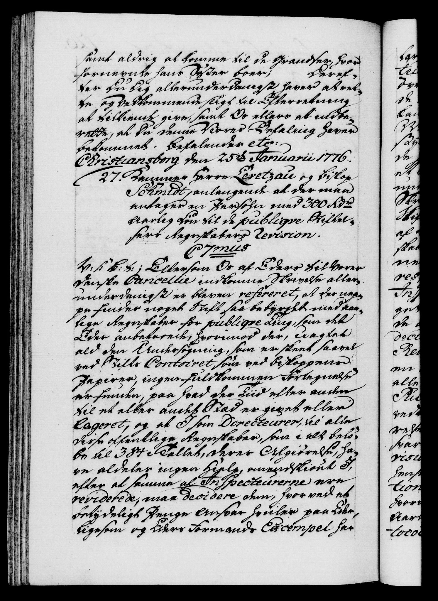 Danske Kanselli 1572-1799, AV/RA-EA-3023/F/Fc/Fca/Fcab/L0041: Norske tegnelser, 1773-1776, p. 726b