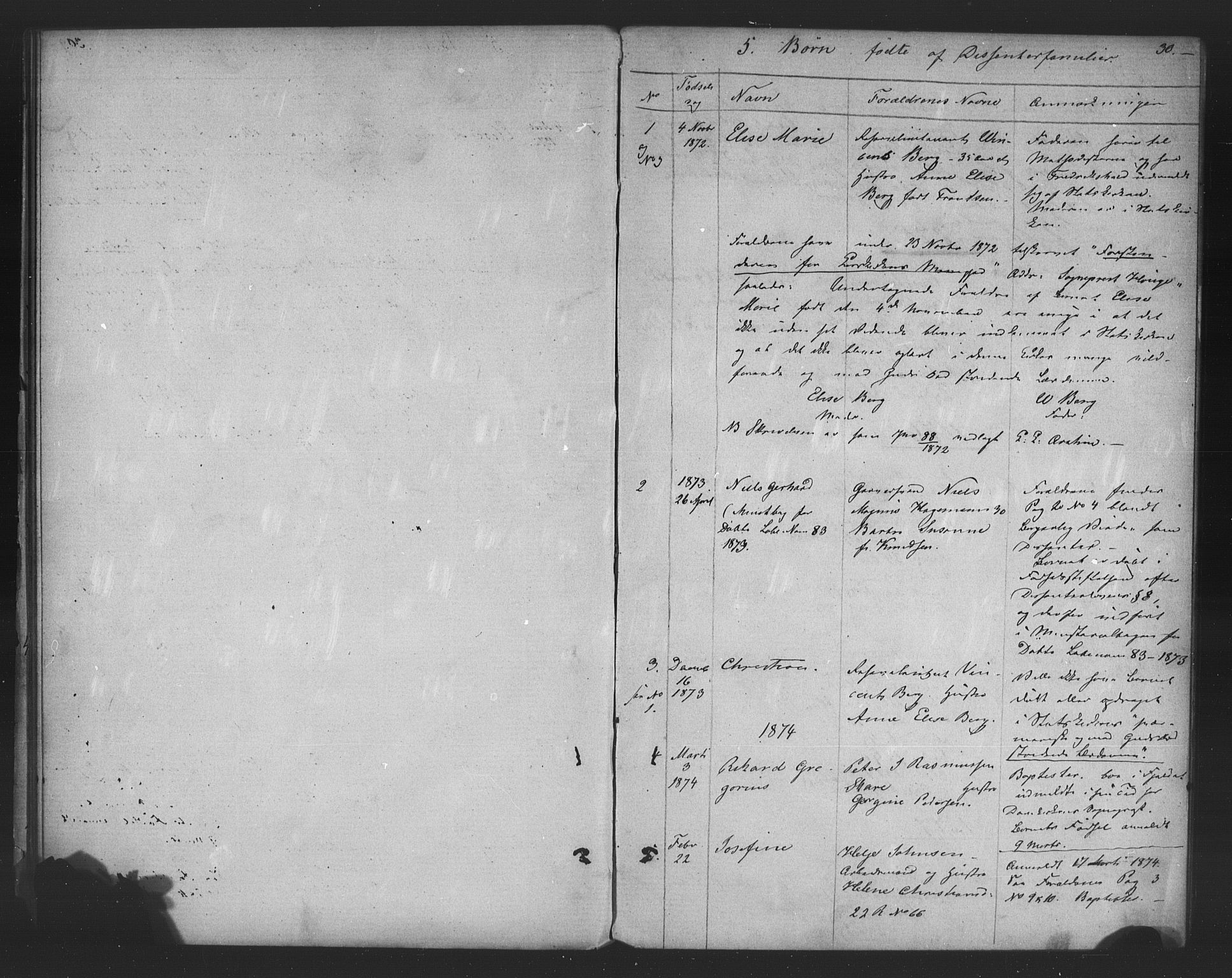 Korskirken sokneprestembete, AV/SAB-A-76101/H/Haa/L0051: Parish register (official) no. G 1, 1871-1886, p. 30