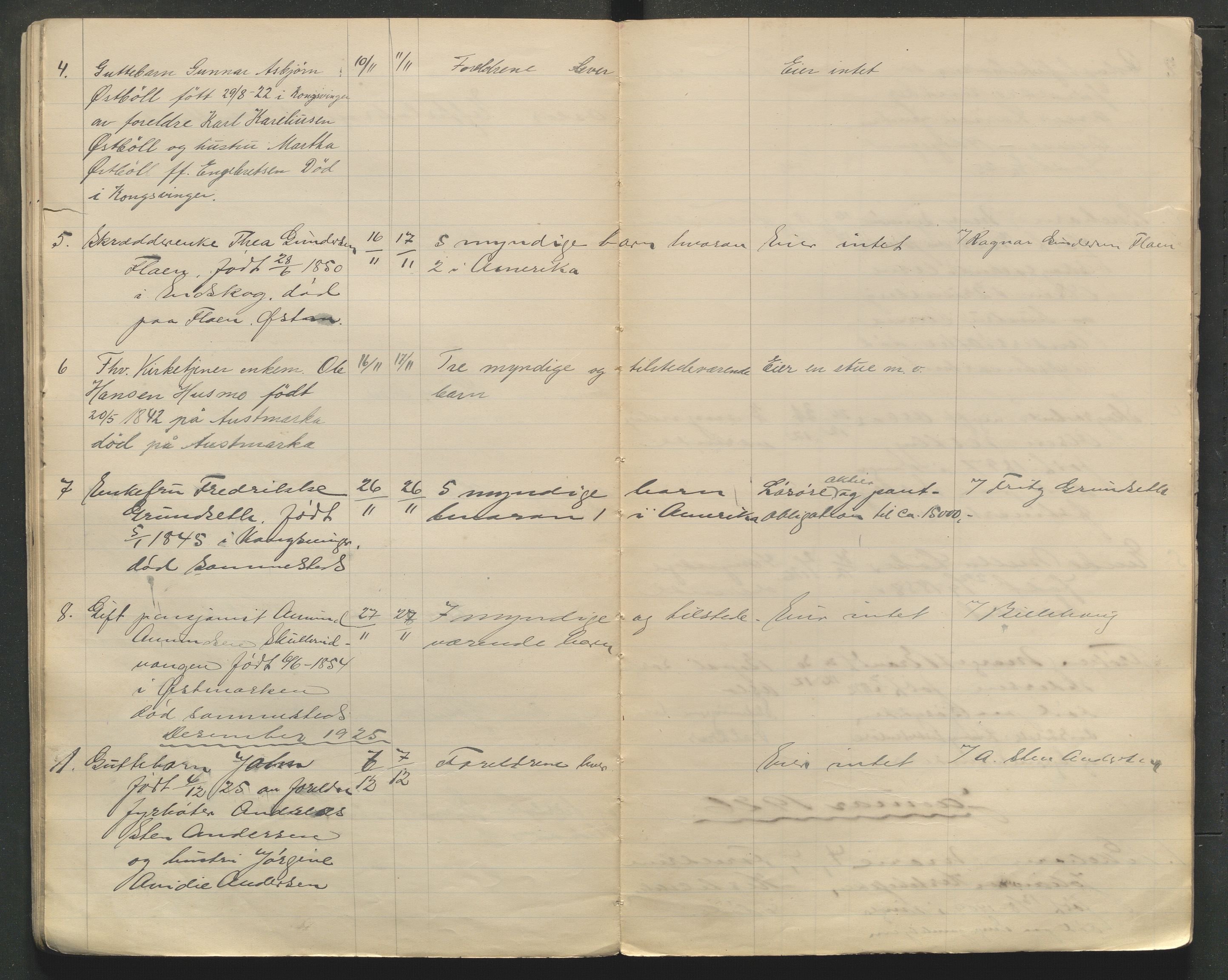 Kongsvinger lensmannskontor, AV/SAH-LHK-014/H/Ha/L0001/0002: Dødsfallsprotokoller / Dødsfallsprotokoll for Vinger og Kongsvinger, 1921-1931