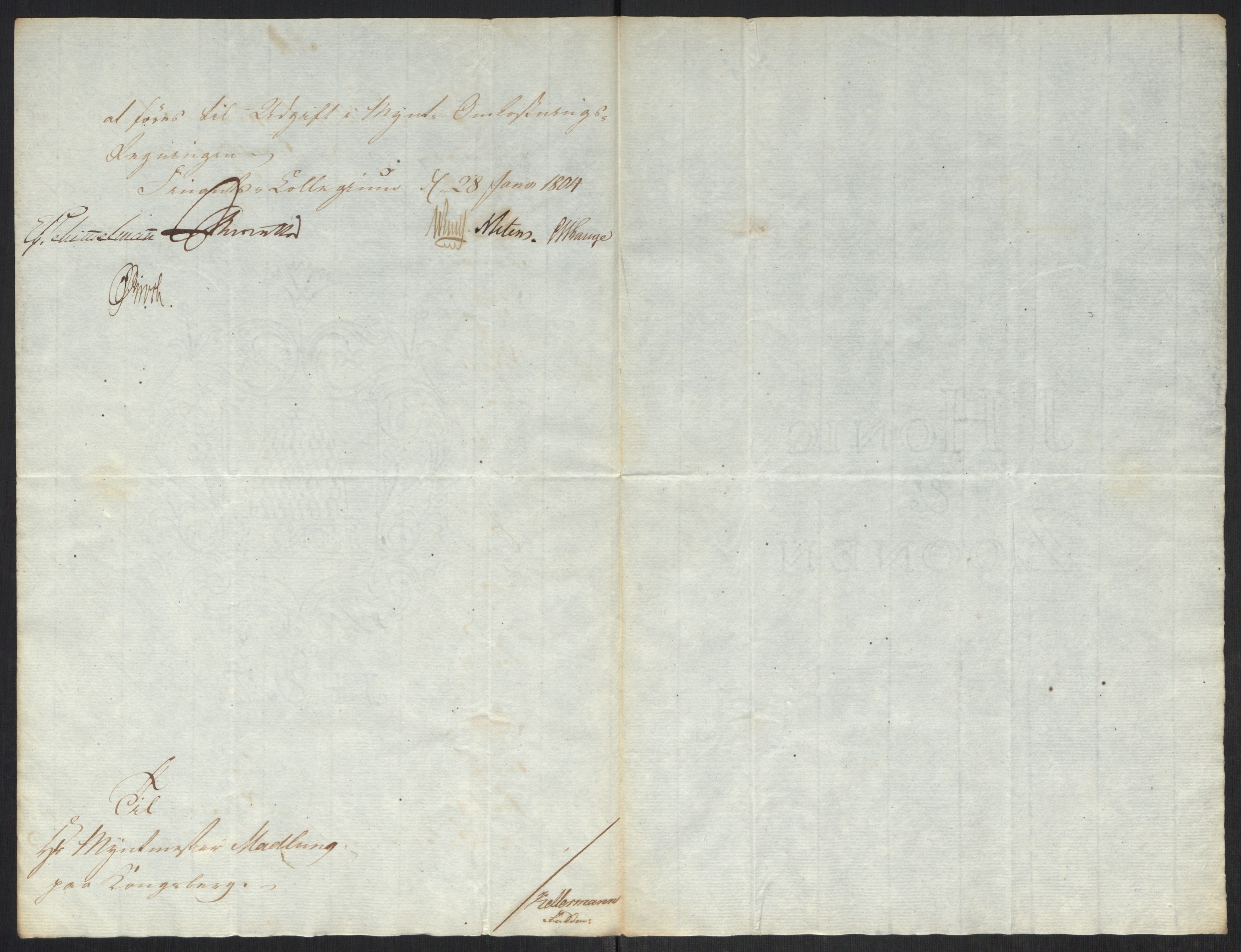 Rentekammeret inntil 1814, Realistisk ordnet avdeling, AV/RA-EA-4070/Oa/L0008: [Y6]: Embetsbrev til myntmesteren på Kongsberg (1797-1806 og 1808-1813), 1797-1813, p. 195