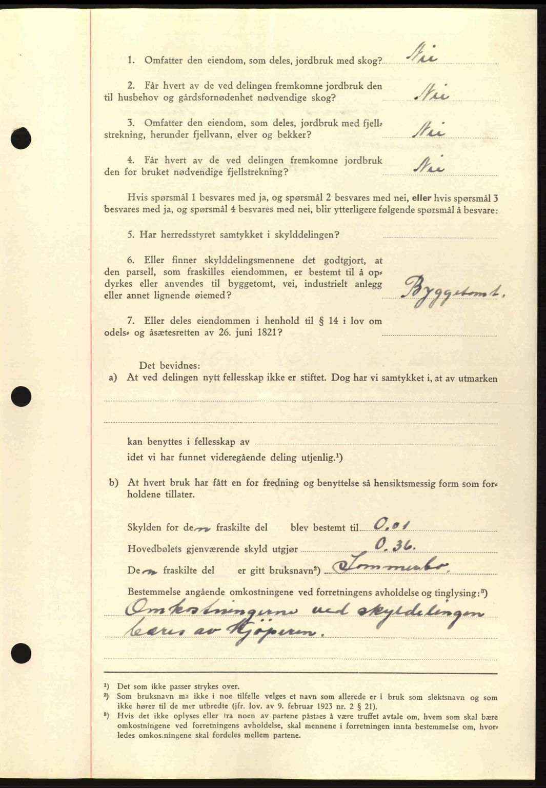 Nordmøre sorenskriveri, AV/SAT-A-4132/1/2/2Ca: Mortgage book no. A93, 1942-1942, Diary no: : 1685/1942