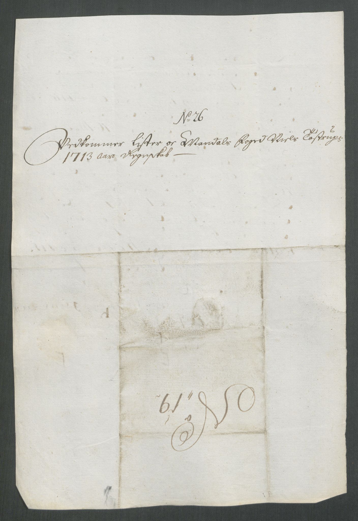 Rentekammeret inntil 1814, Reviderte regnskaper, Fogderegnskap, RA/EA-4092/R43/L2556: Fogderegnskap Lista og Mandal, 1713, p. 417