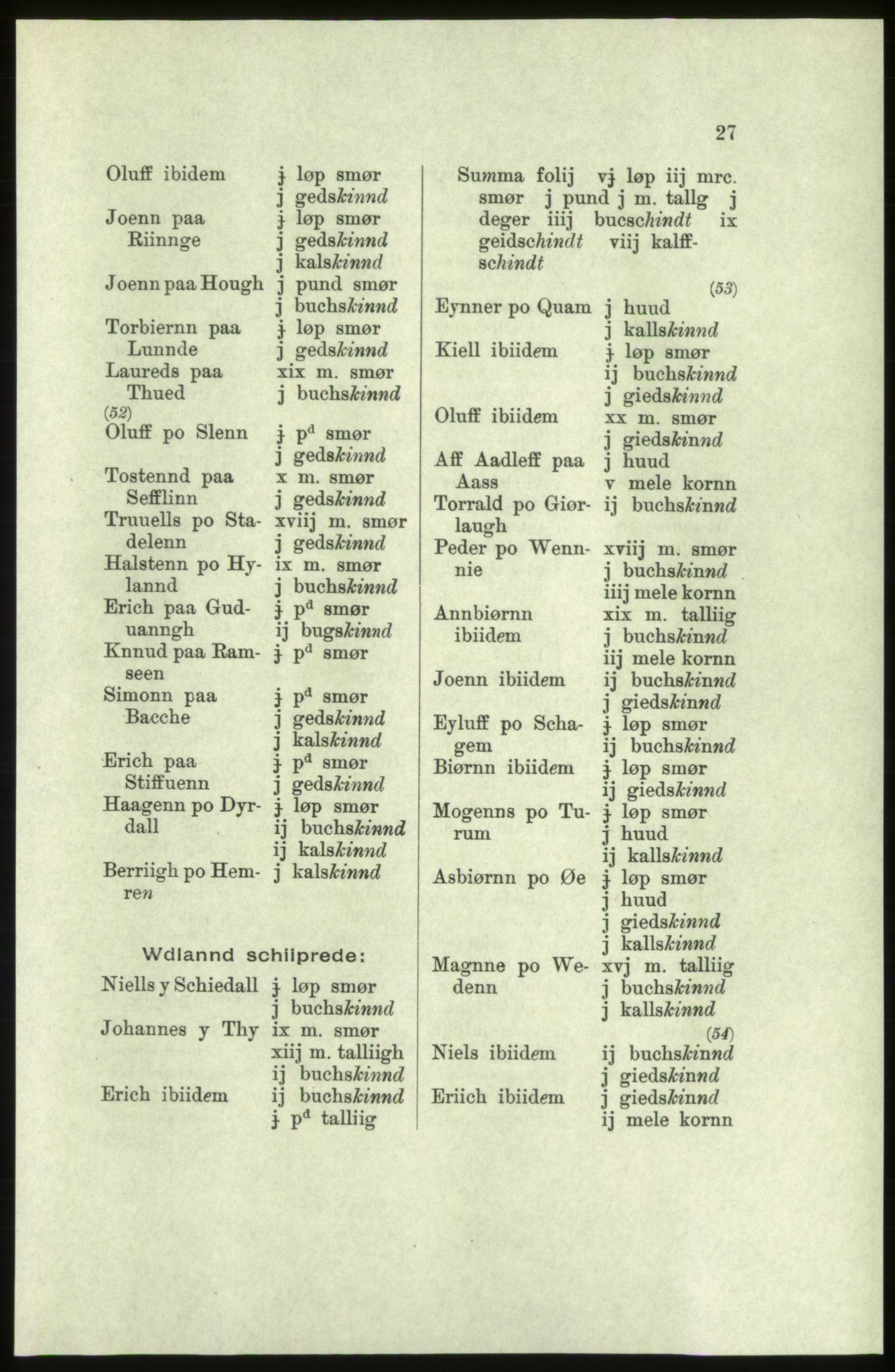 Publikasjoner utgitt av Arkivverket, PUBL/PUBL-001/C/0004: Bind 4: Rekneskap for Bergenhus len 1566-1567: A. Inntekt, 1566-1567, p. 27