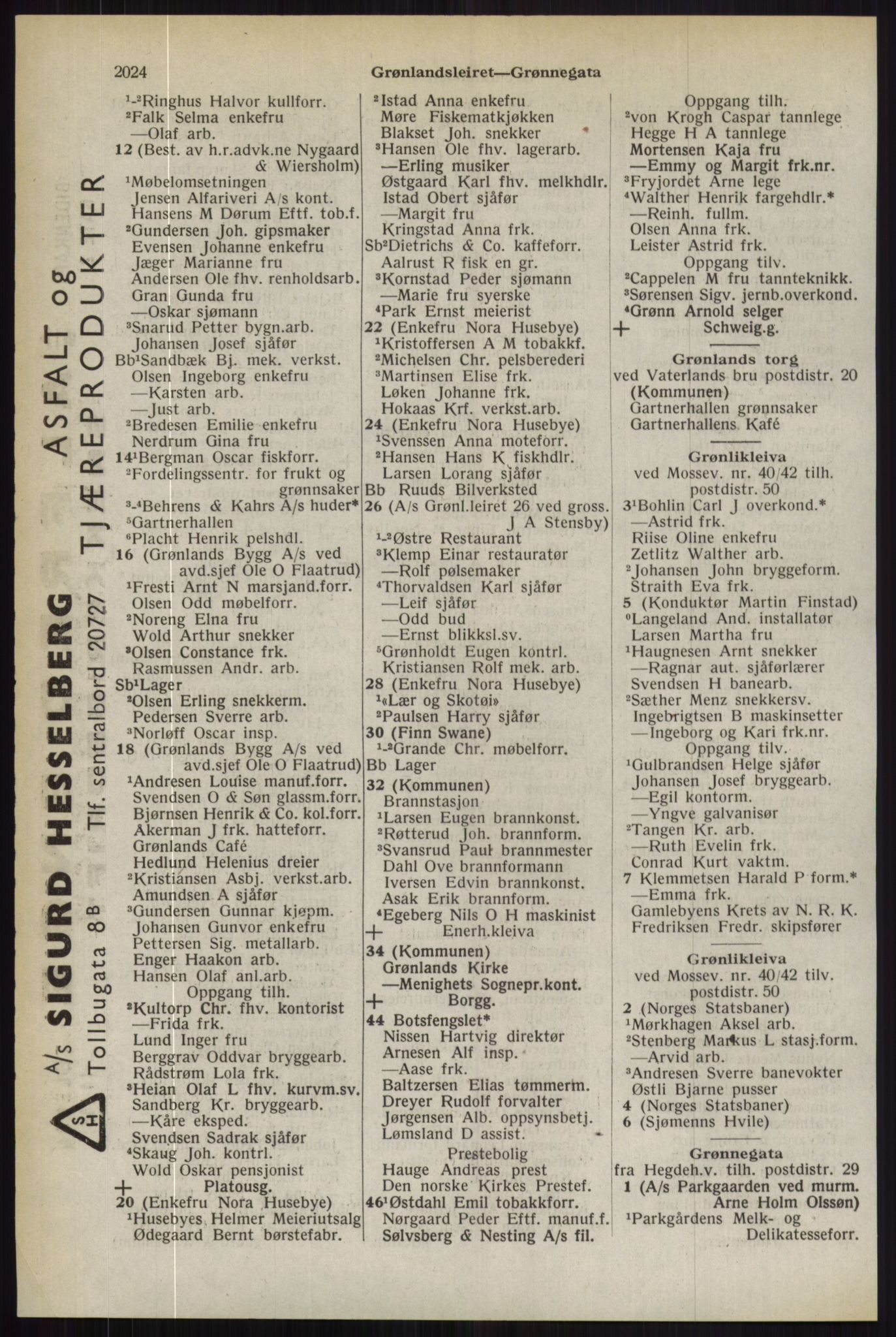 Kristiania/Oslo adressebok, PUBL/-, 1944, p. 2024