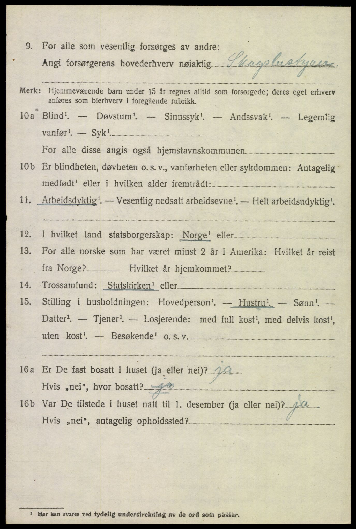 SAH, 1920 census for Søndre Land, 1920, p. 7618