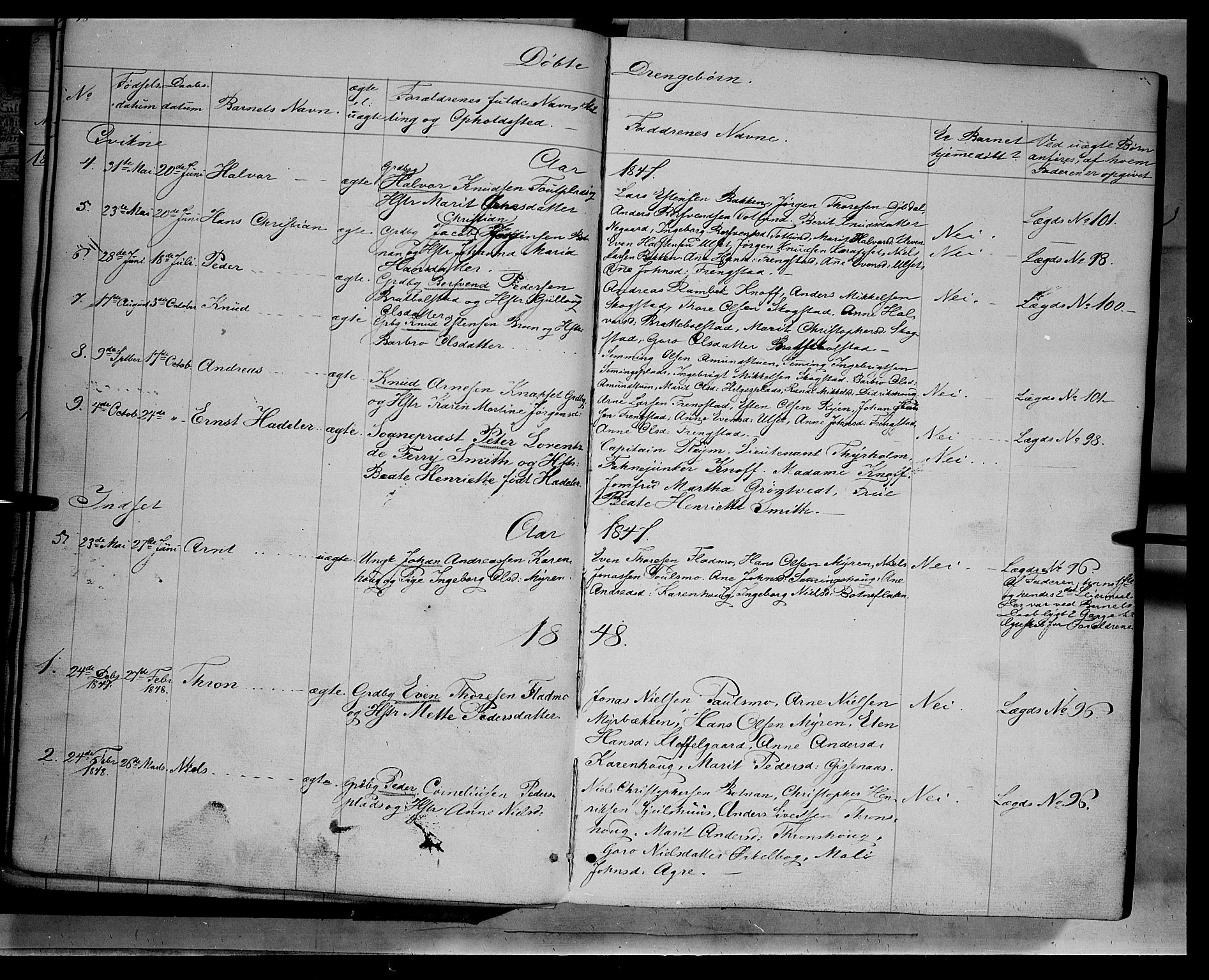 Kvikne prestekontor, SAH/PREST-064/H/Ha/Haa/L0005: Parish register (official) no. 5, 1841-1862, p. 18
