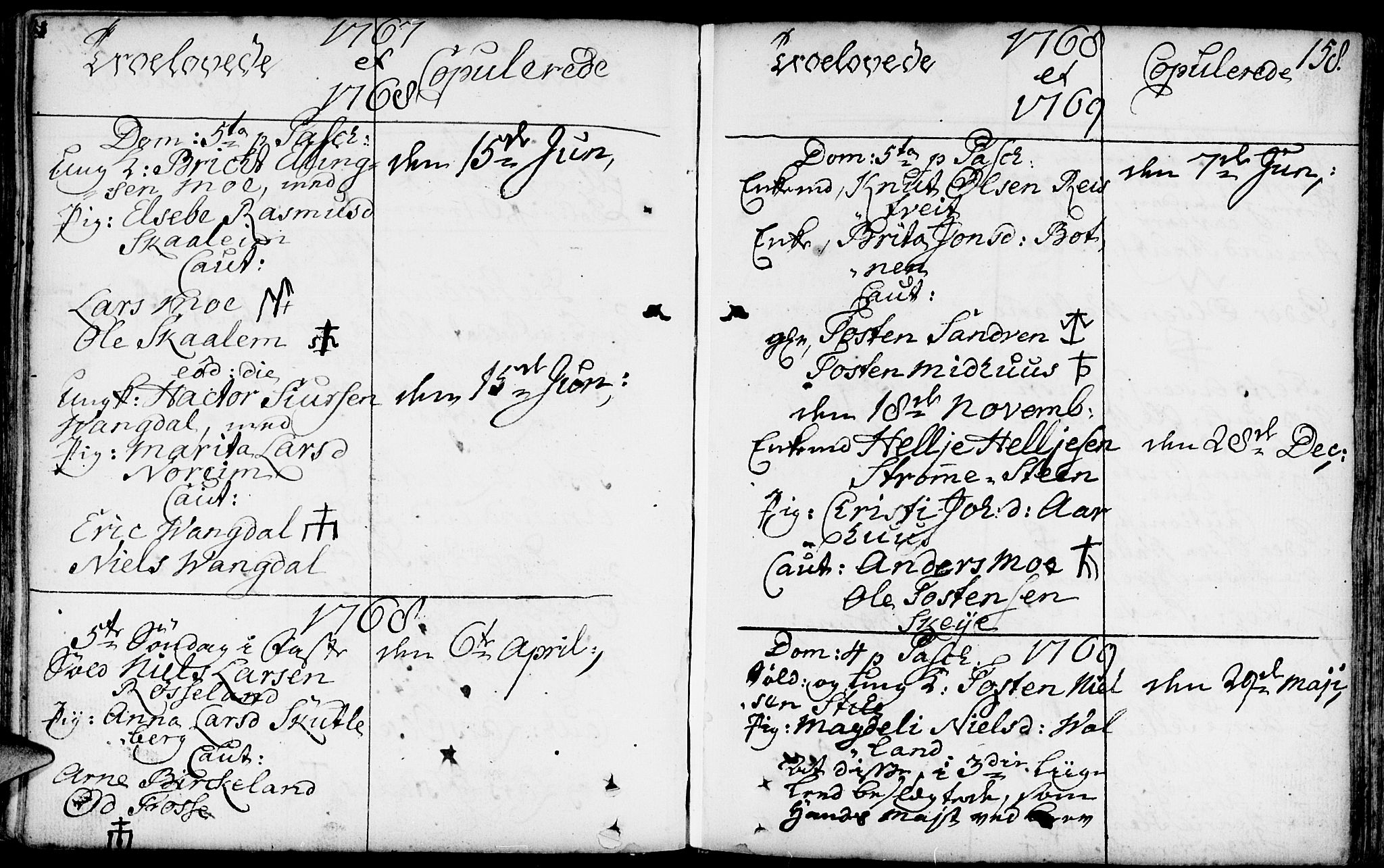 Kvam sokneprestembete, SAB/A-76201/H/Haa: Parish register (official) no. A 3, 1743-1795, p. 158