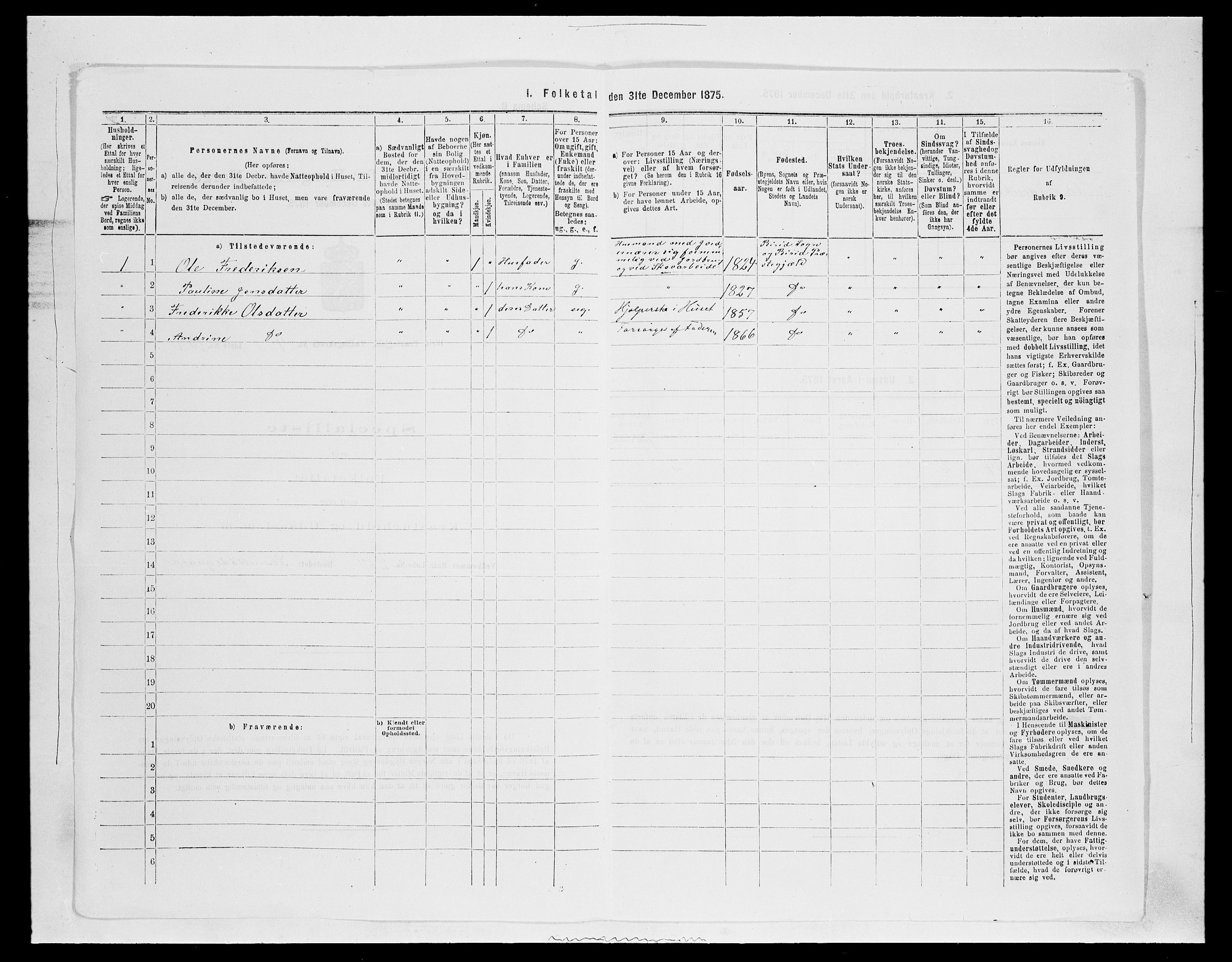 SAH, 1875 census for 0525P Biri, 1875, p. 937