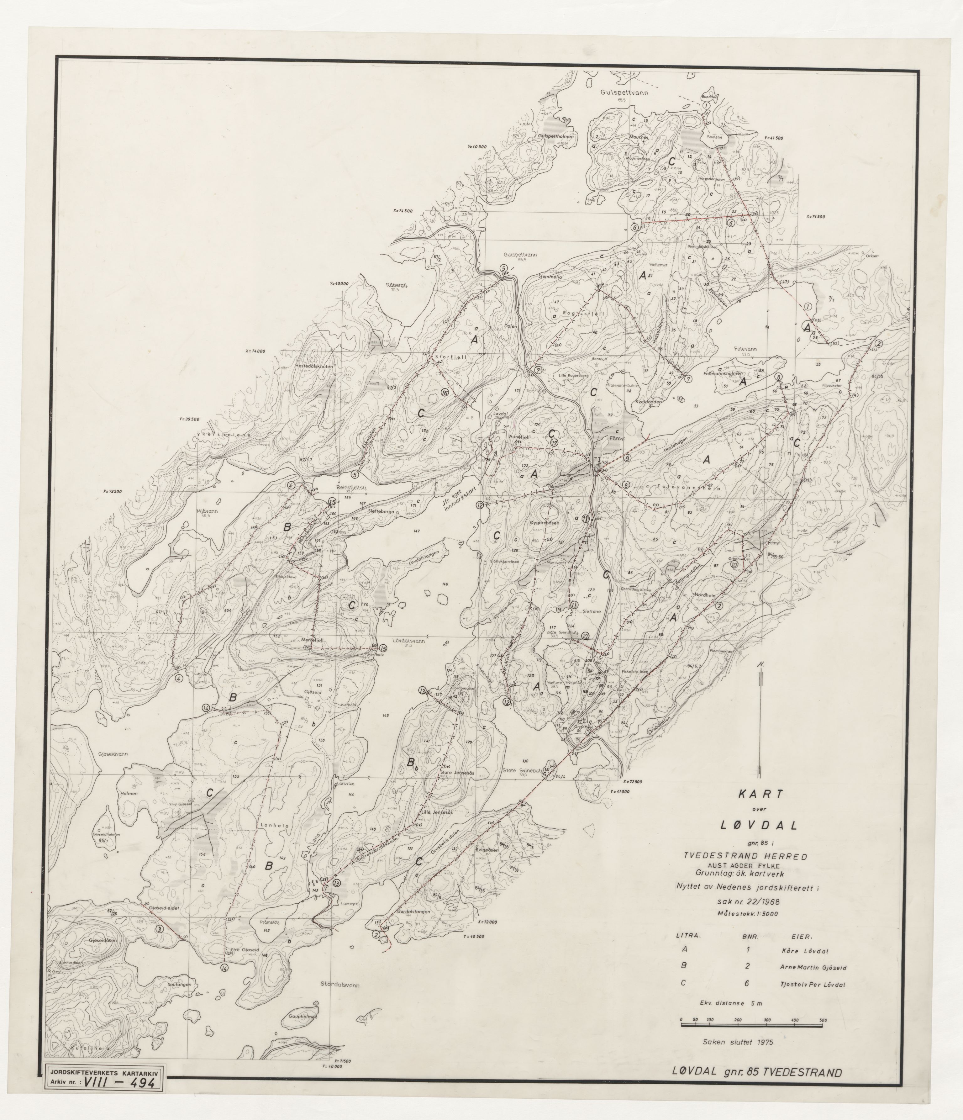 Jordskifteverkets kartarkiv, RA/S-3929/T, 1859-1988, p. 775