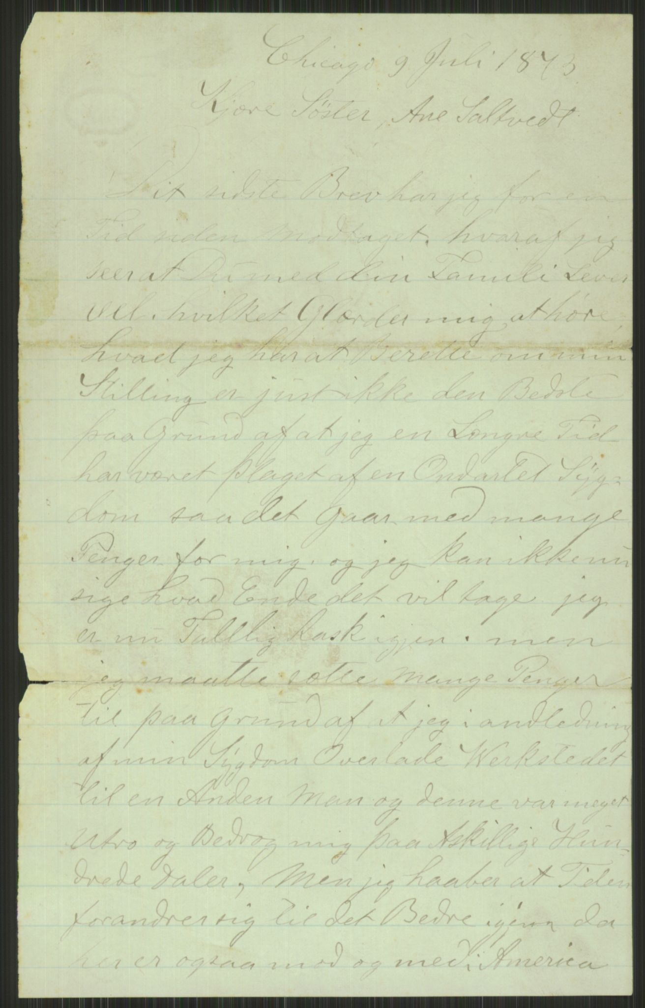 Samlinger til kildeutgivelse, Amerikabrevene, AV/RA-EA-4057/F/L0029: Innlån fra Rogaland: Helle - Tysvær, 1838-1914, p. 55