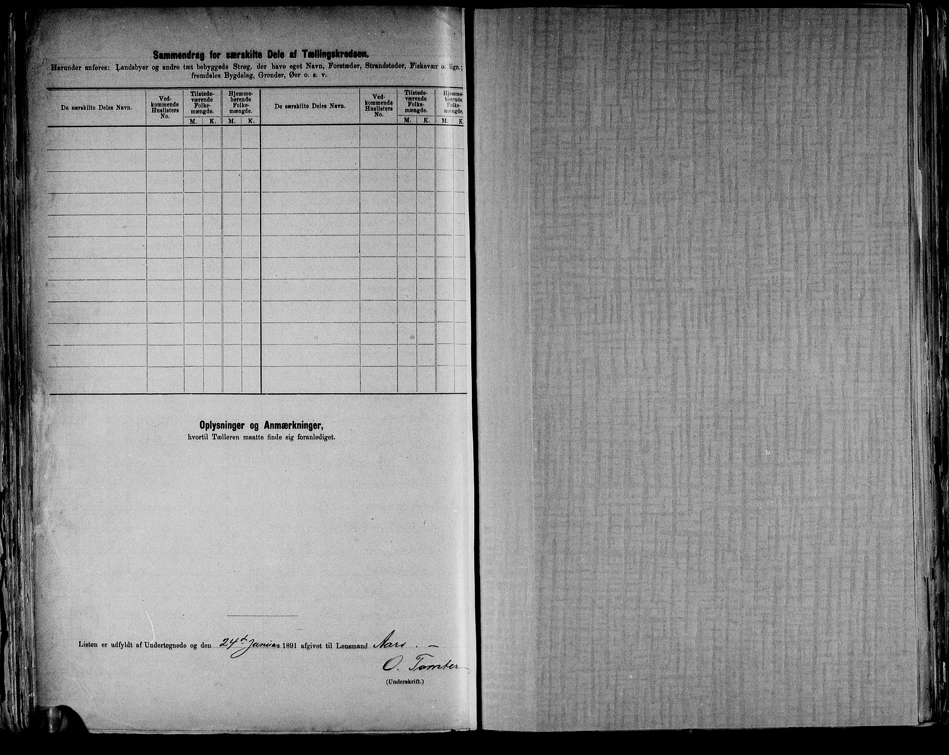 RA, 1891 census for 0414 Vang, 1891, p. 33