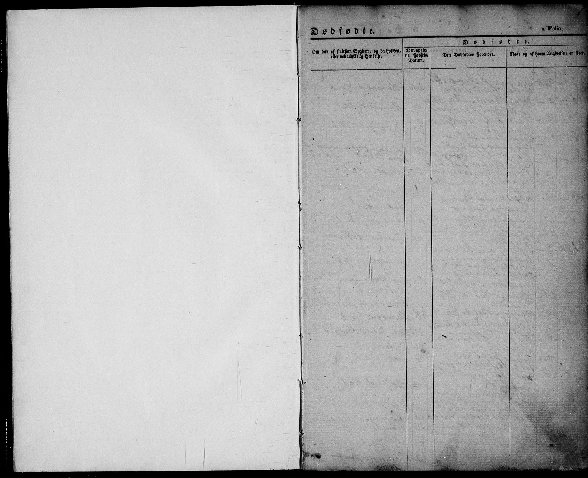 Domkirken sokneprestkontor, SAST/A-101812/001/30/30BA/L0014: Parish register (official) no. A 13, 1841-1851, p. 1