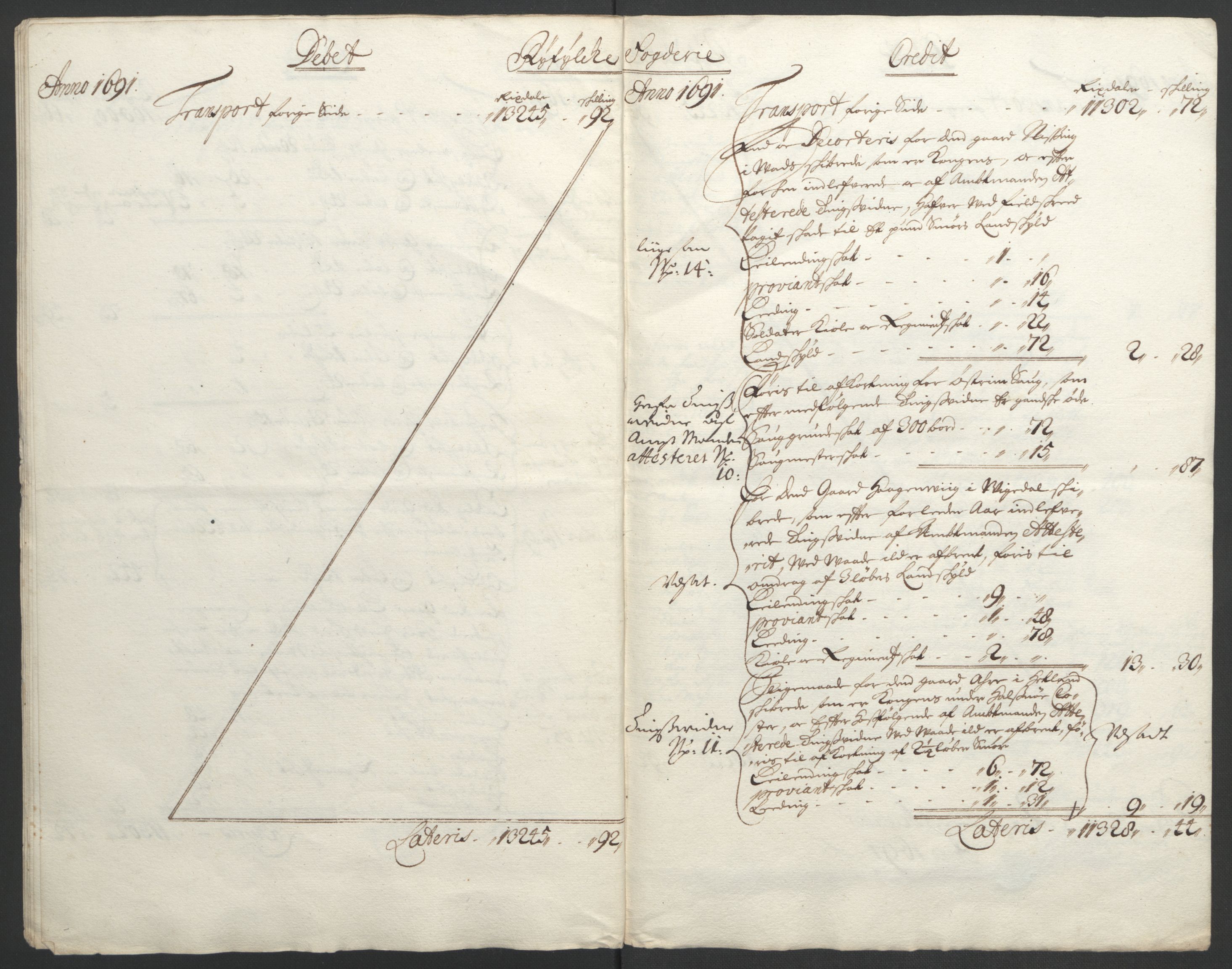 Rentekammeret inntil 1814, Reviderte regnskaper, Fogderegnskap, AV/RA-EA-4092/R47/L2856: Fogderegnskap Ryfylke, 1689-1693, p. 325