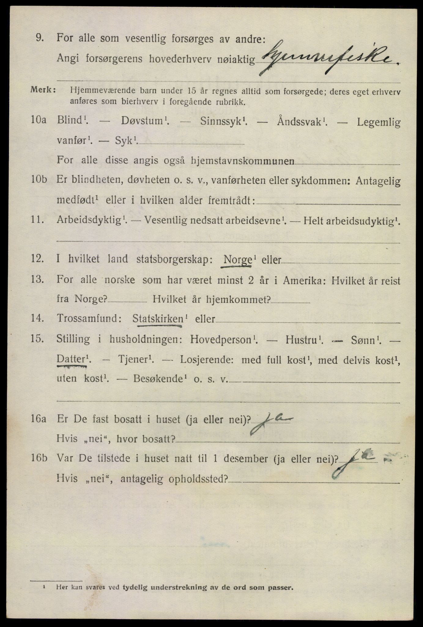 SAKO, 1920 census for Sandeherred, 1920, p. 14293
