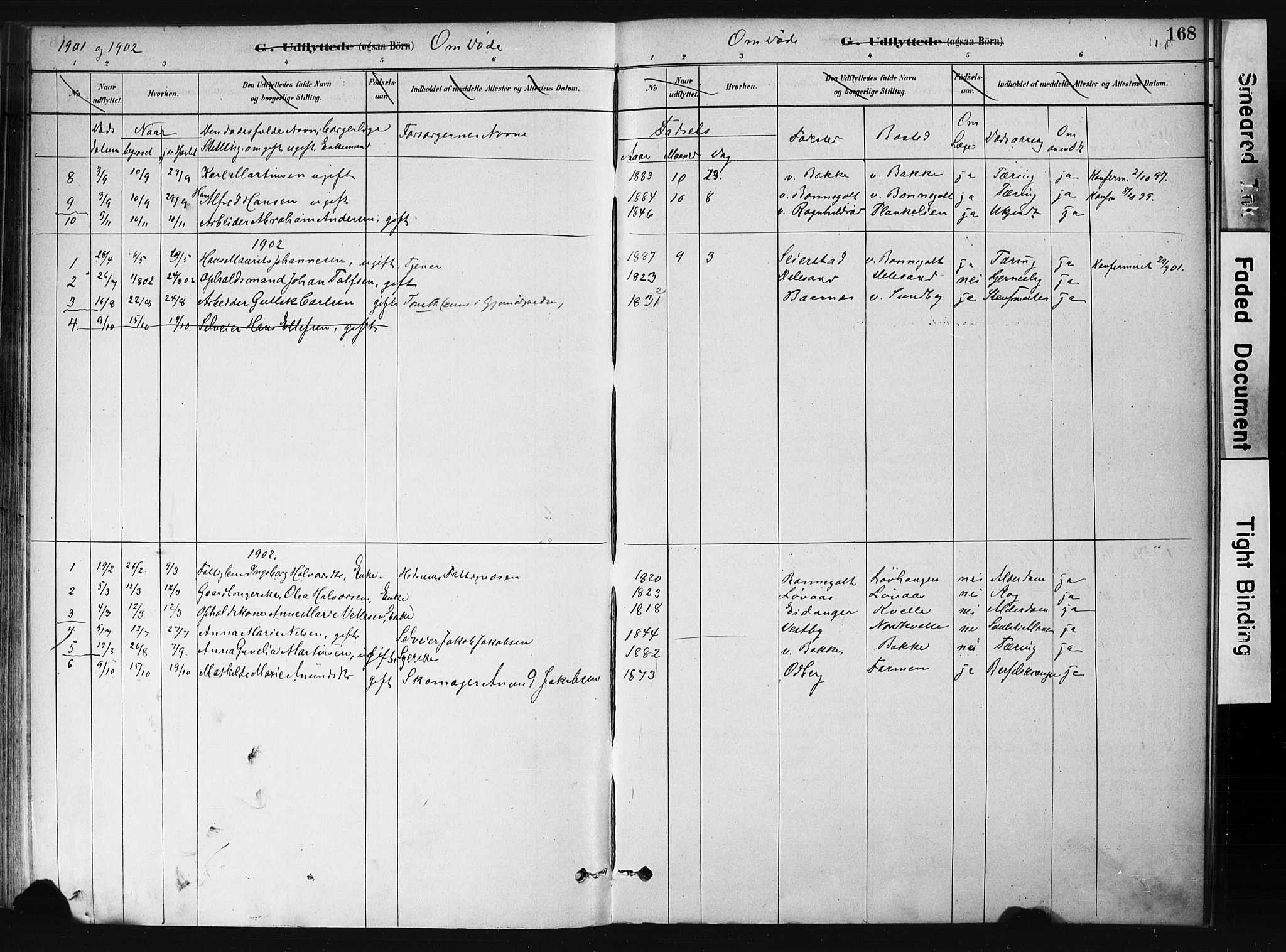 Hedrum kirkebøker, SAKO/A-344/F/Fb/L0001: Parish register (official) no. II 1, 1881-1905, p. 168