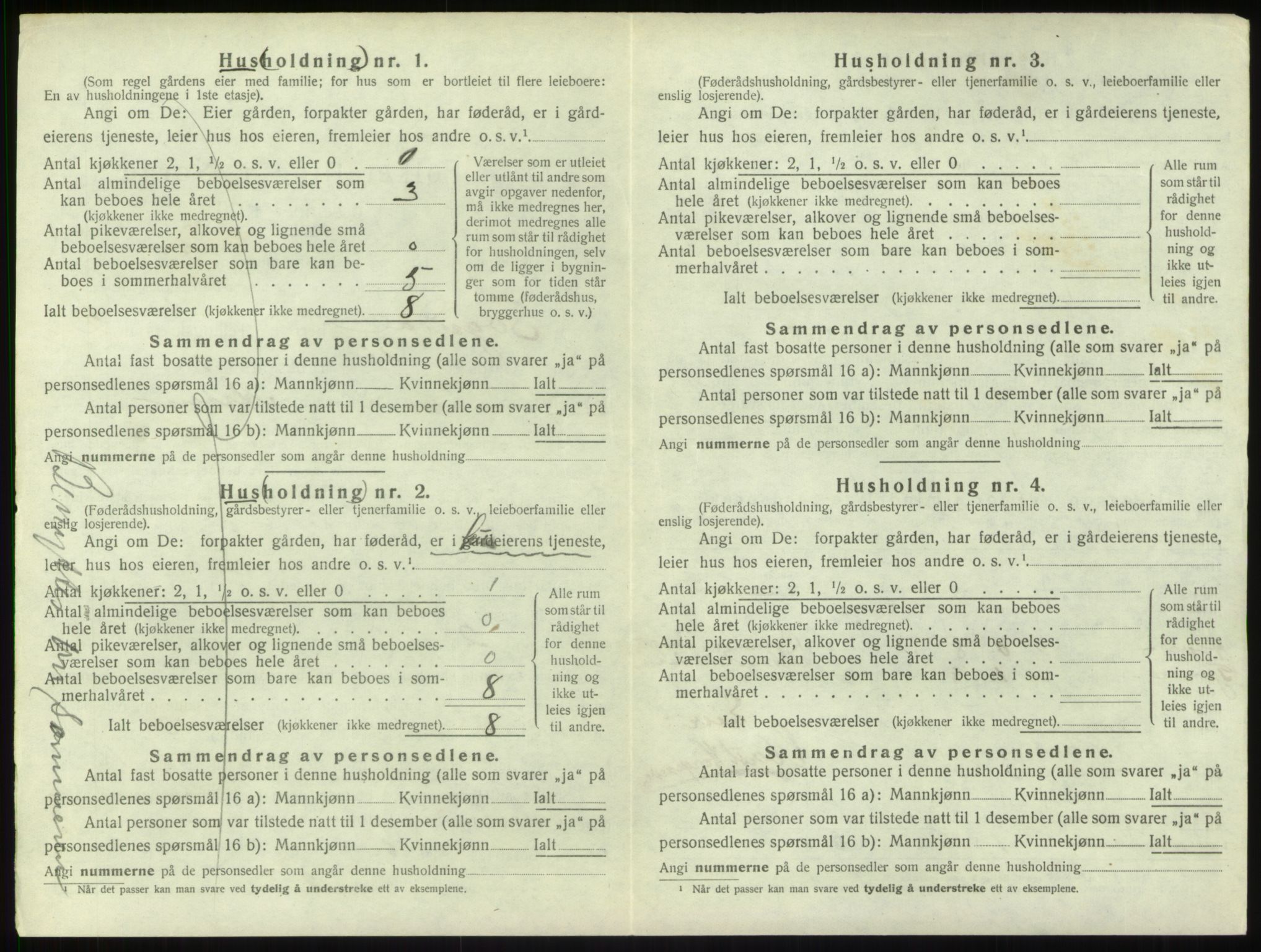 SAB, 1920 census for Sogndal, 1920, p. 205