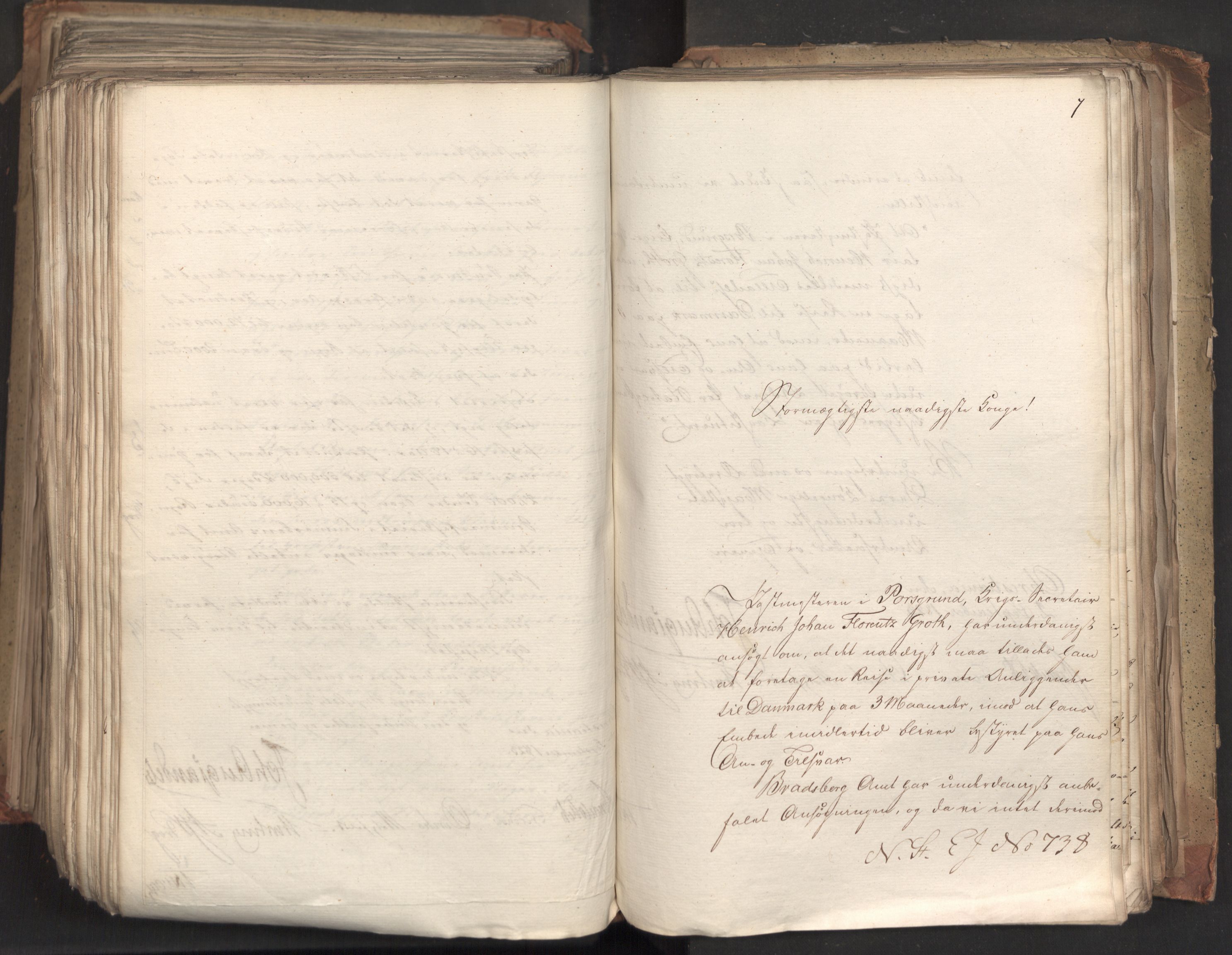 Statsrådsavdelingen i Stockholm, AV/RA-S-1003/D/Da/L0035: Regjeringsinnstillinger nr. 541-840, 1823, p. 538
