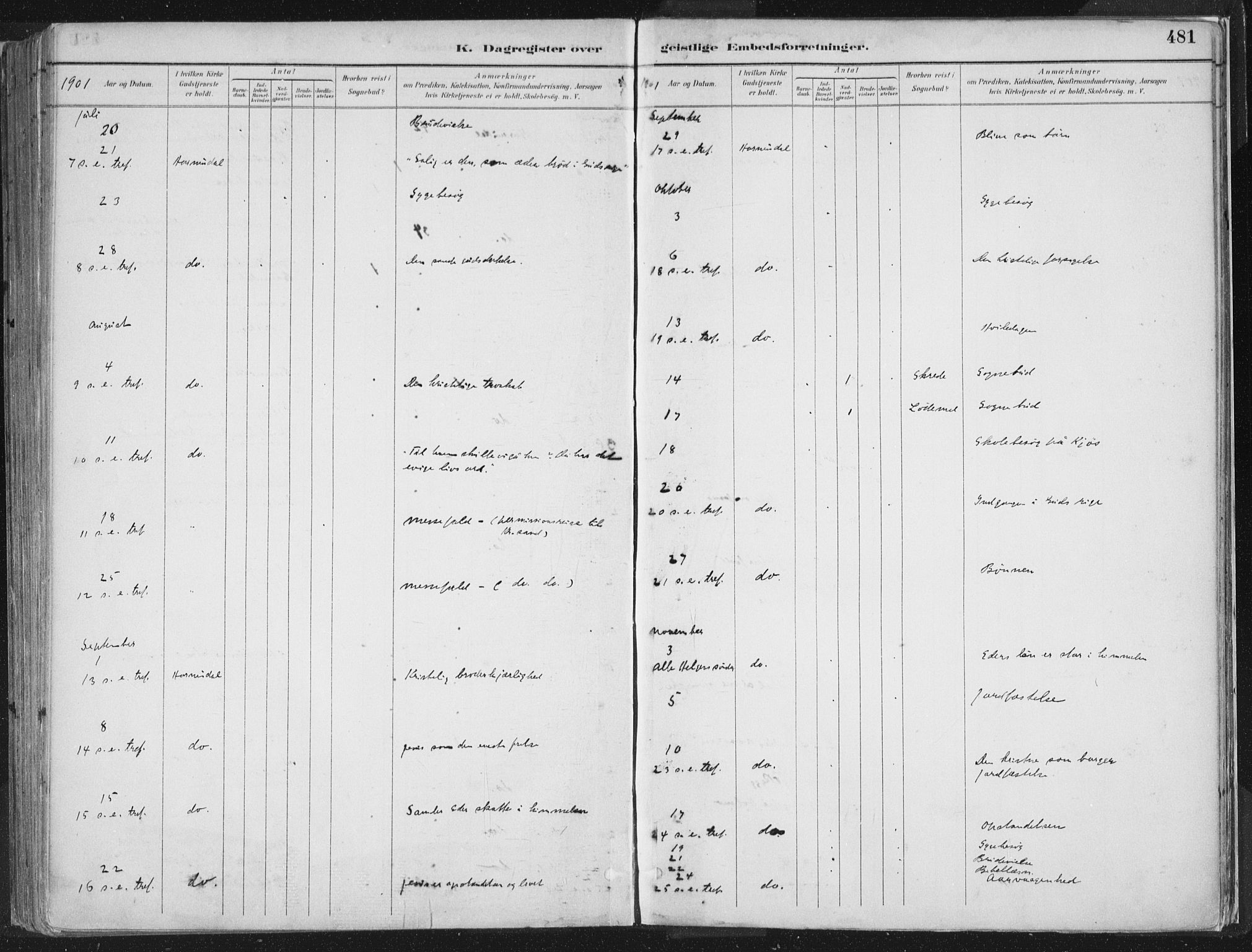 Hornindal sokneprestembete, AV/SAB-A-82401/H/Haa/Haaa/L0003/0002: Parish register (official) no. A 3B, 1885-1917, p. 481