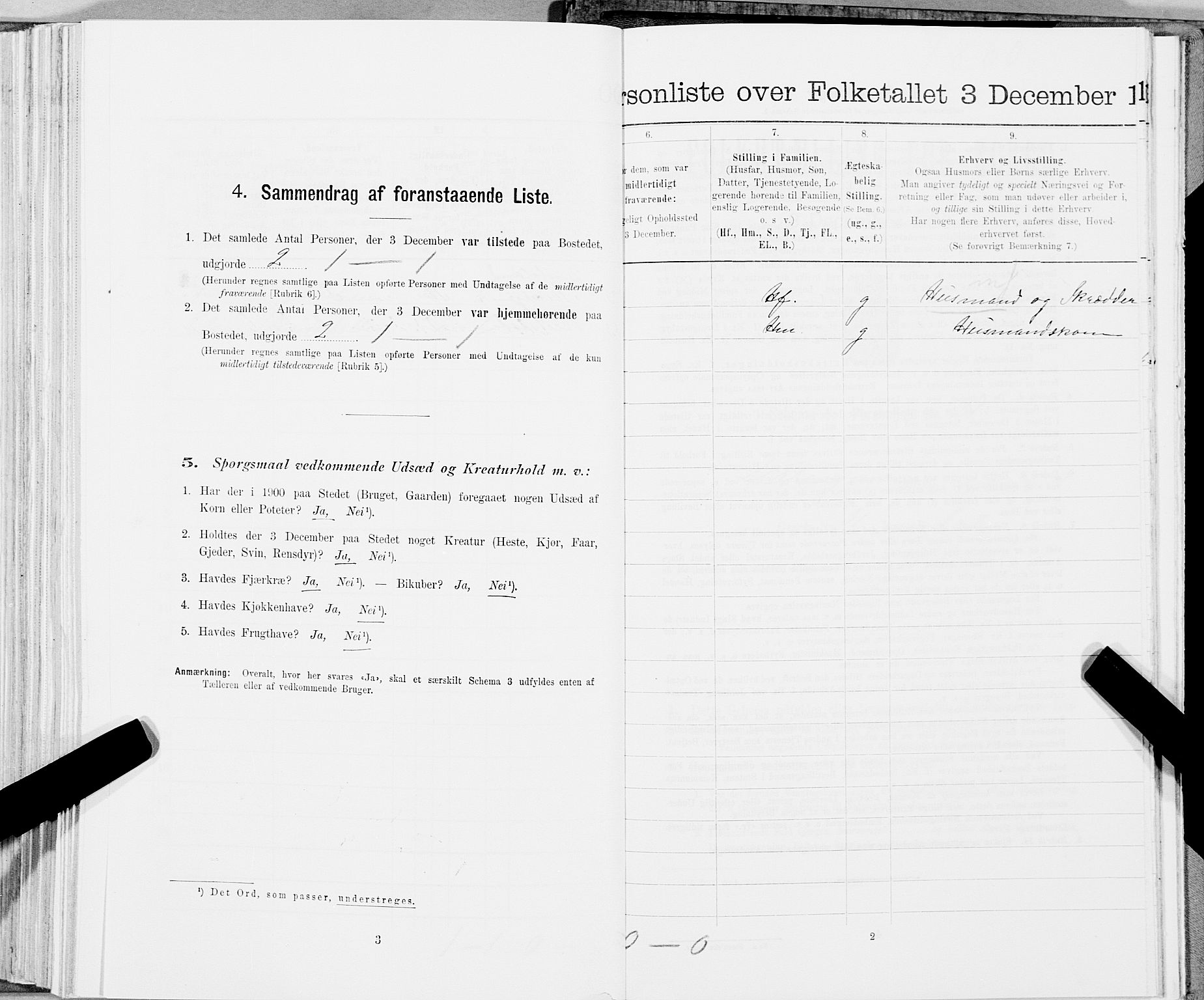 SAT, 1900 census for Flatanger, 1900, p. 752