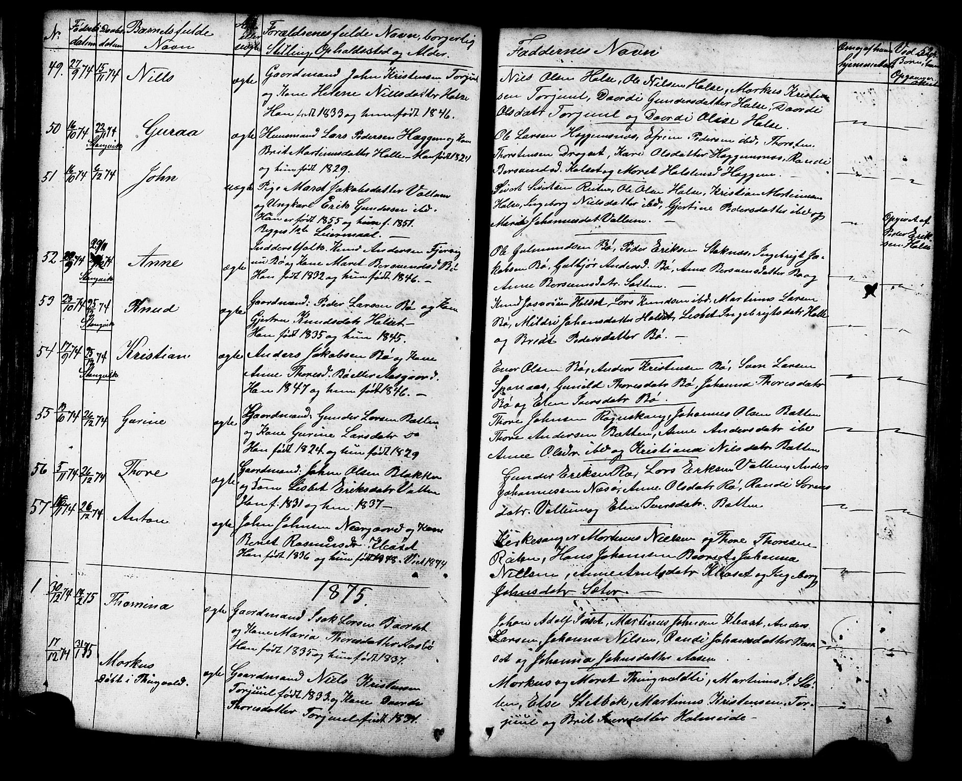 Ministerialprotokoller, klokkerbøker og fødselsregistre - Møre og Romsdal, SAT/A-1454/576/L0890: Parish register (copy) no. 576C01, 1837-1908, p. 52