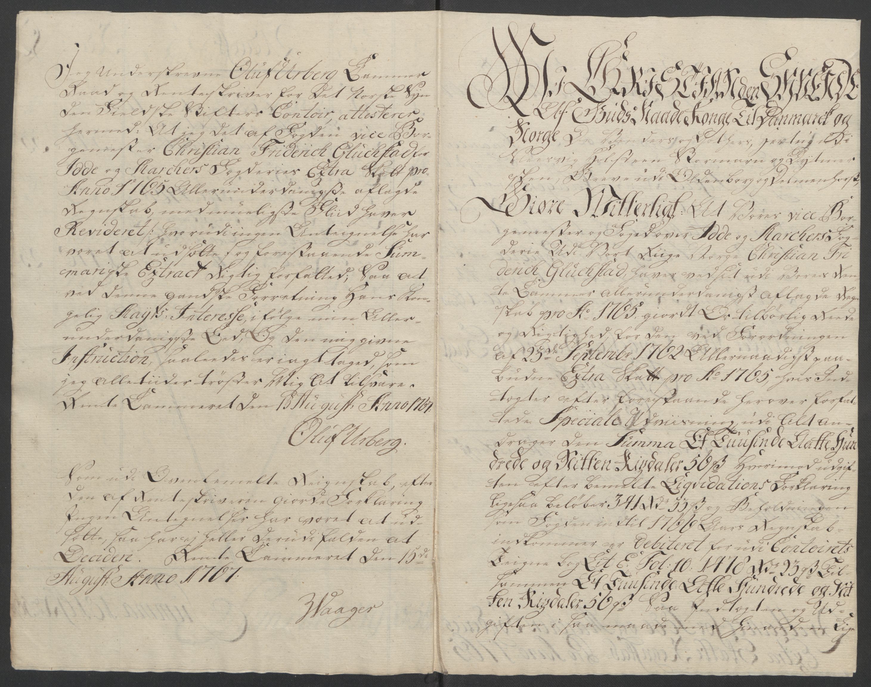 Rentekammeret inntil 1814, Reviderte regnskaper, Fogderegnskap, AV/RA-EA-4092/R01/L0097: Ekstraskatten Idd og Marker, 1756-1767, p. 251