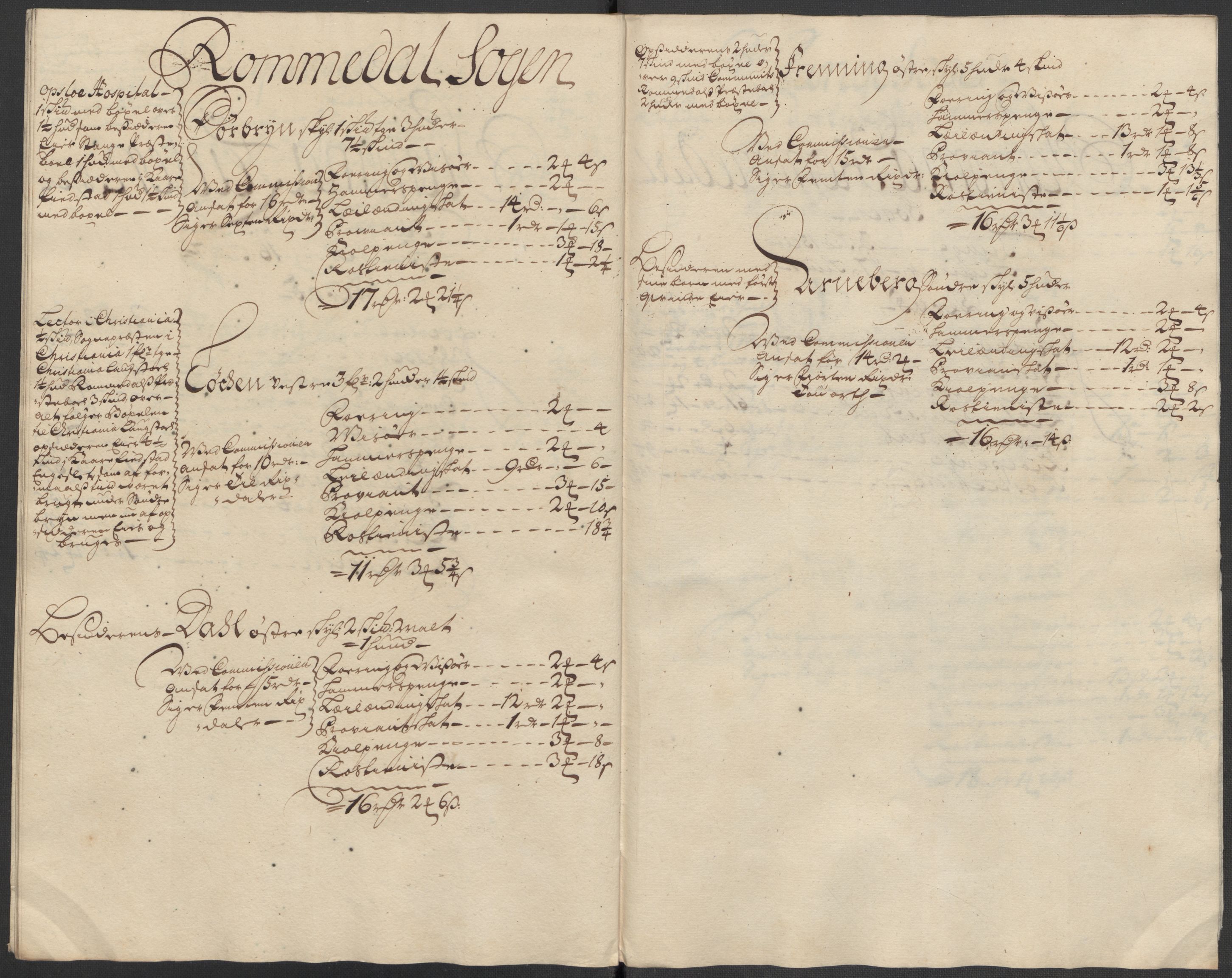 Rentekammeret inntil 1814, Reviderte regnskaper, Fogderegnskap, AV/RA-EA-4092/R16/L1056: Fogderegnskap Hedmark, 1717, p. 305