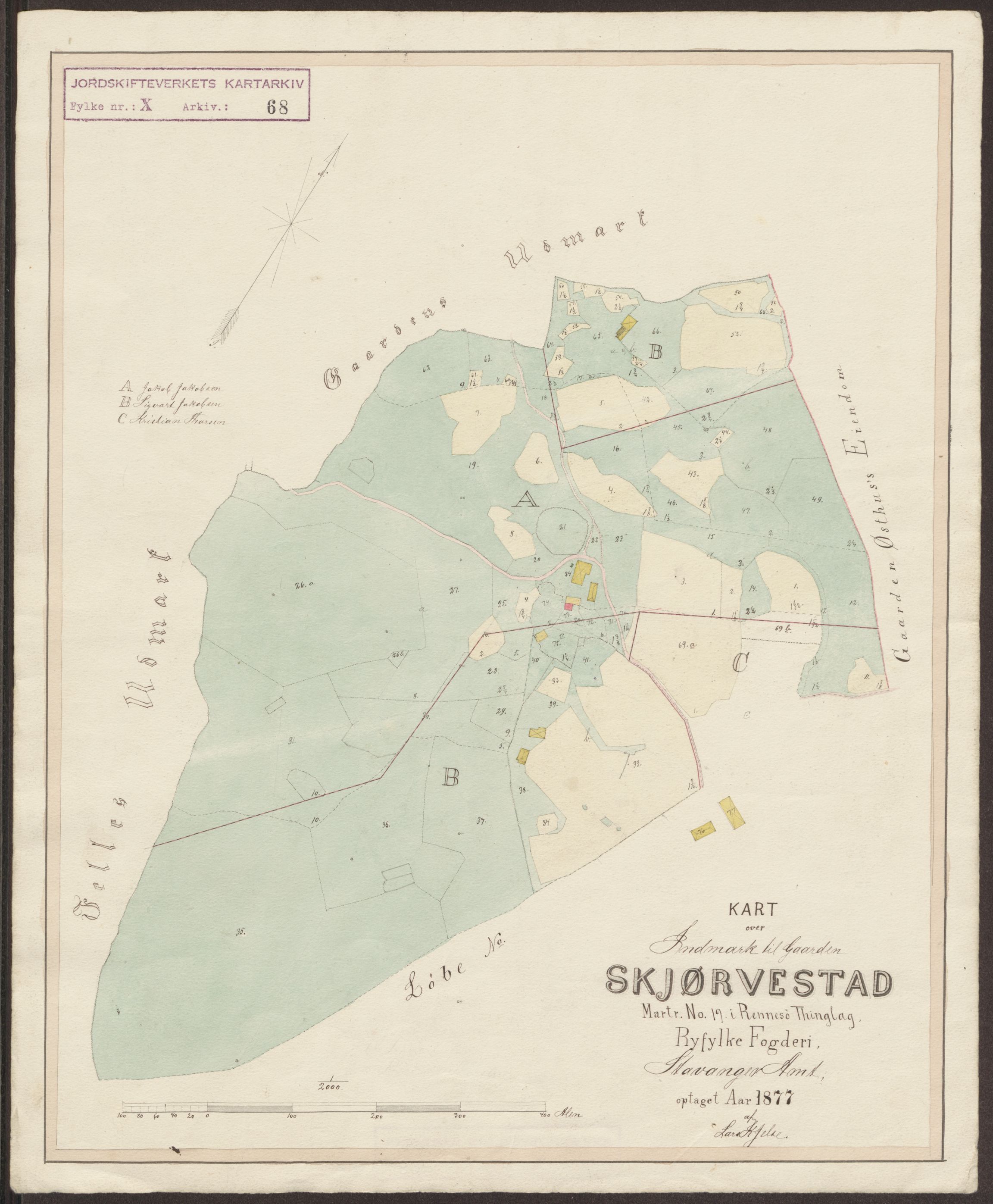 Jordskifteverkets kartarkiv, AV/RA-S-3929/T, 1859-1988, p. 121