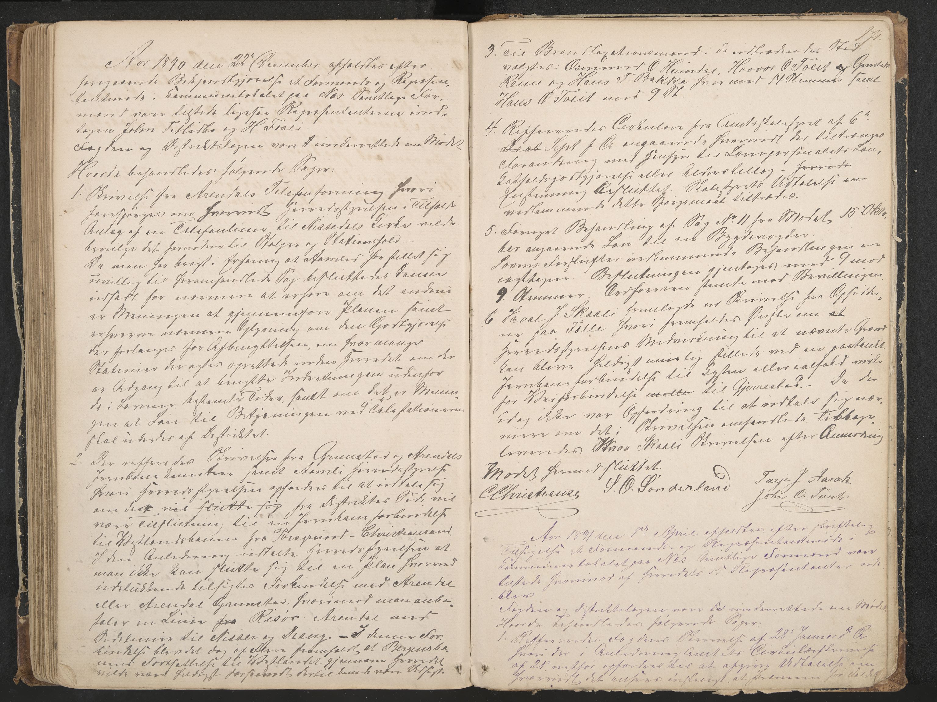 Nissedal formannskap og sentraladministrasjon, IKAK/0830021-1/A/L0002: Møtebok, 1870-1892, p. 171