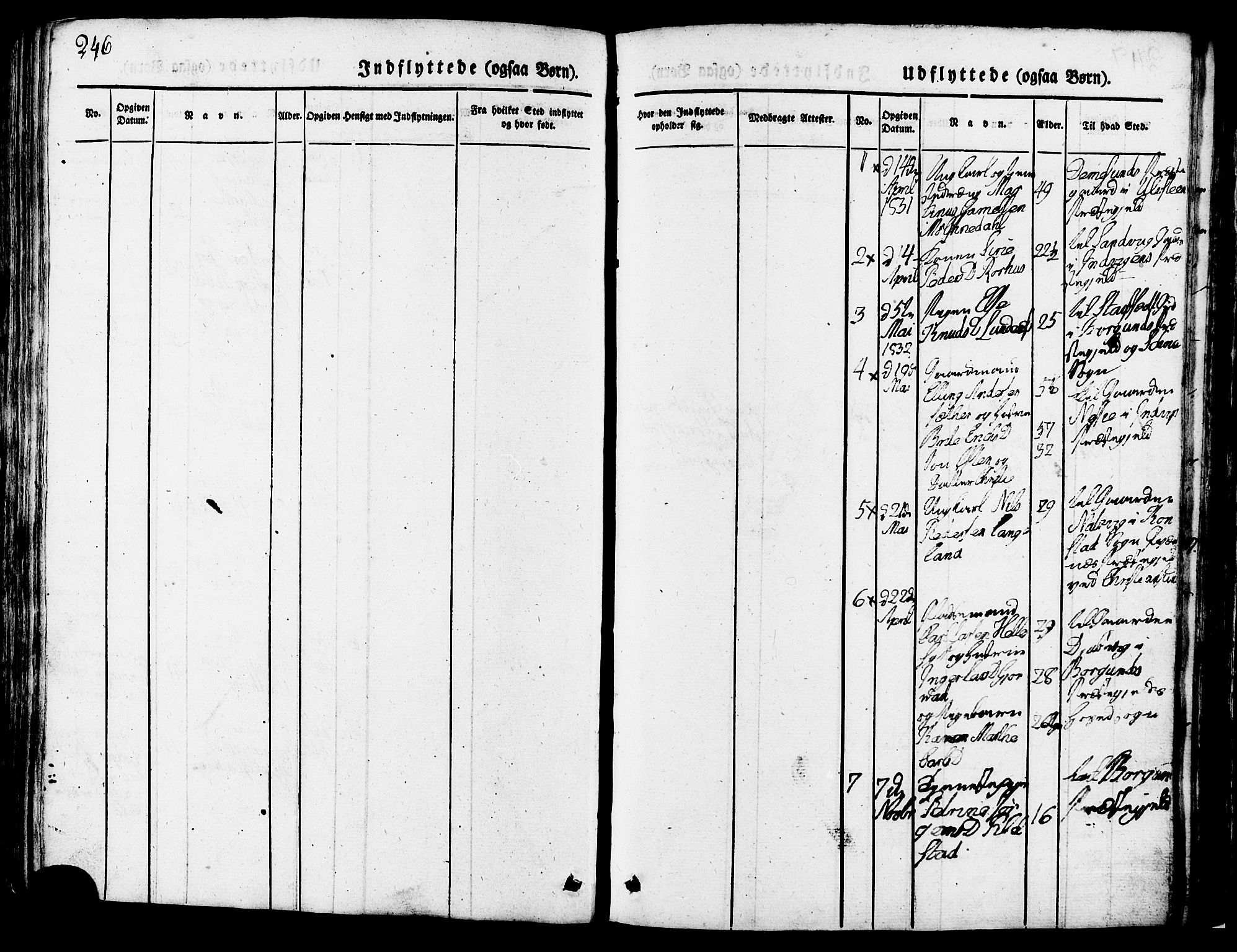 Ministerialprotokoller, klokkerbøker og fødselsregistre - Møre og Romsdal, SAT/A-1454/517/L0221: Parish register (official) no. 517A01, 1827-1858, p. 246