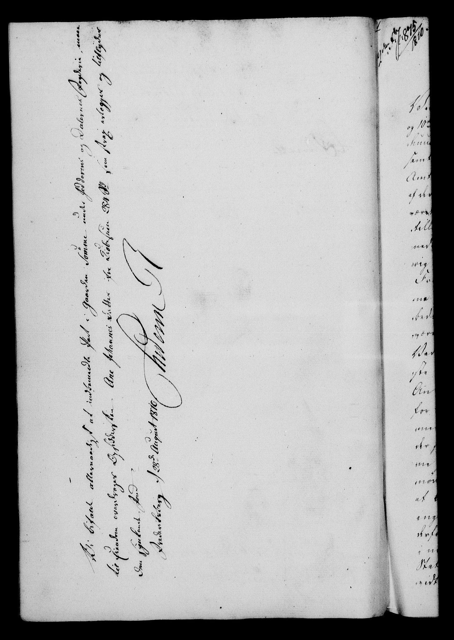 Rentekammeret, Kammerkanselliet, RA/EA-3111/G/Gf/Gfa/L0092: Norsk relasjons- og resolusjonsprotokoll (merket RK 52.92), 1810, p. 471