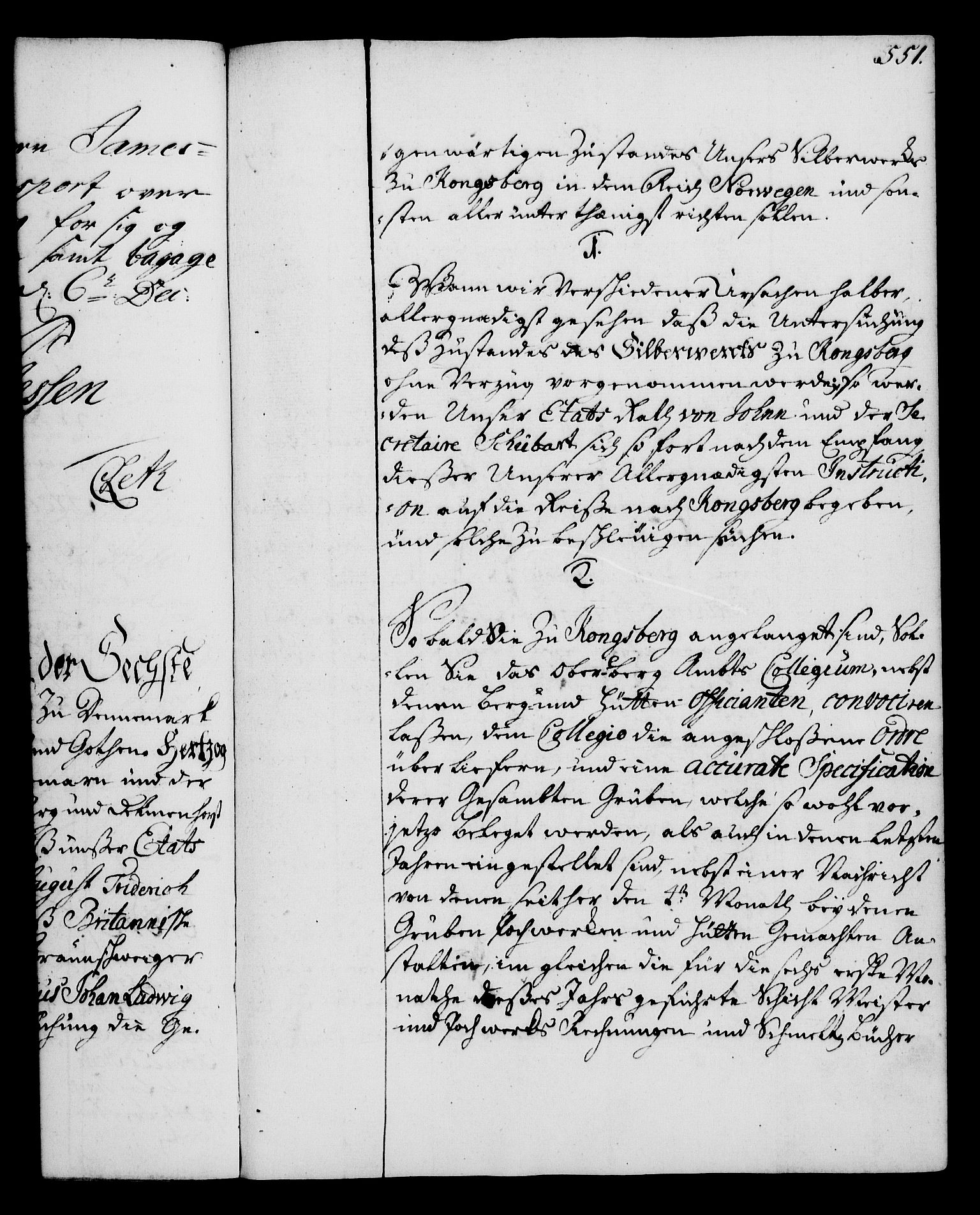 Rentekammeret, Kammerkanselliet, RA/EA-3111/G/Gg/Gga/L0003: Norsk ekspedisjonsprotokoll med register (merket RK 53.3), 1727-1734, p. 551