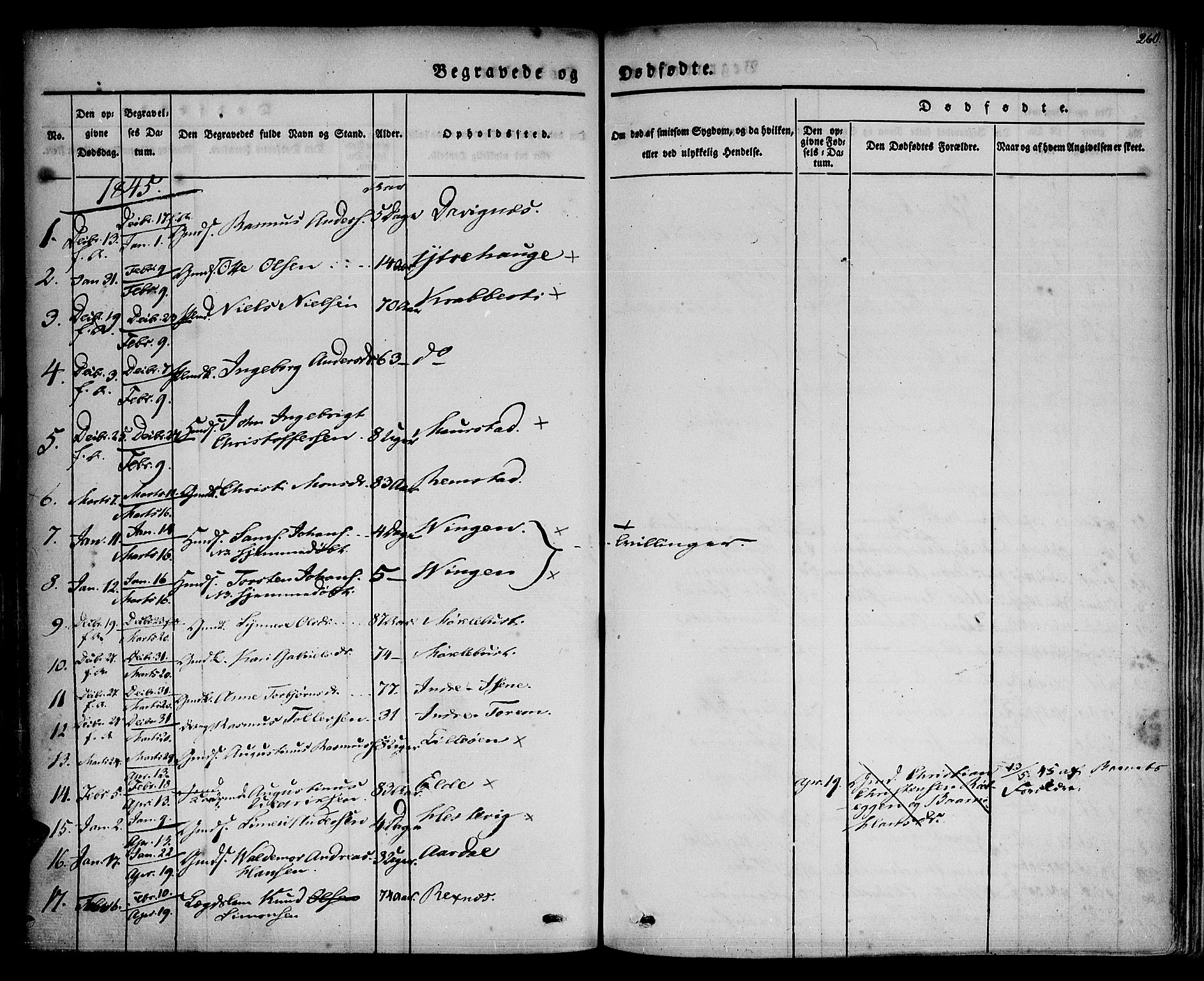 Davik sokneprestembete, AV/SAB-A-79701/H/Haa/Haaa/L0004: Parish register (official) no. A 4, 1830-1849, p. 260