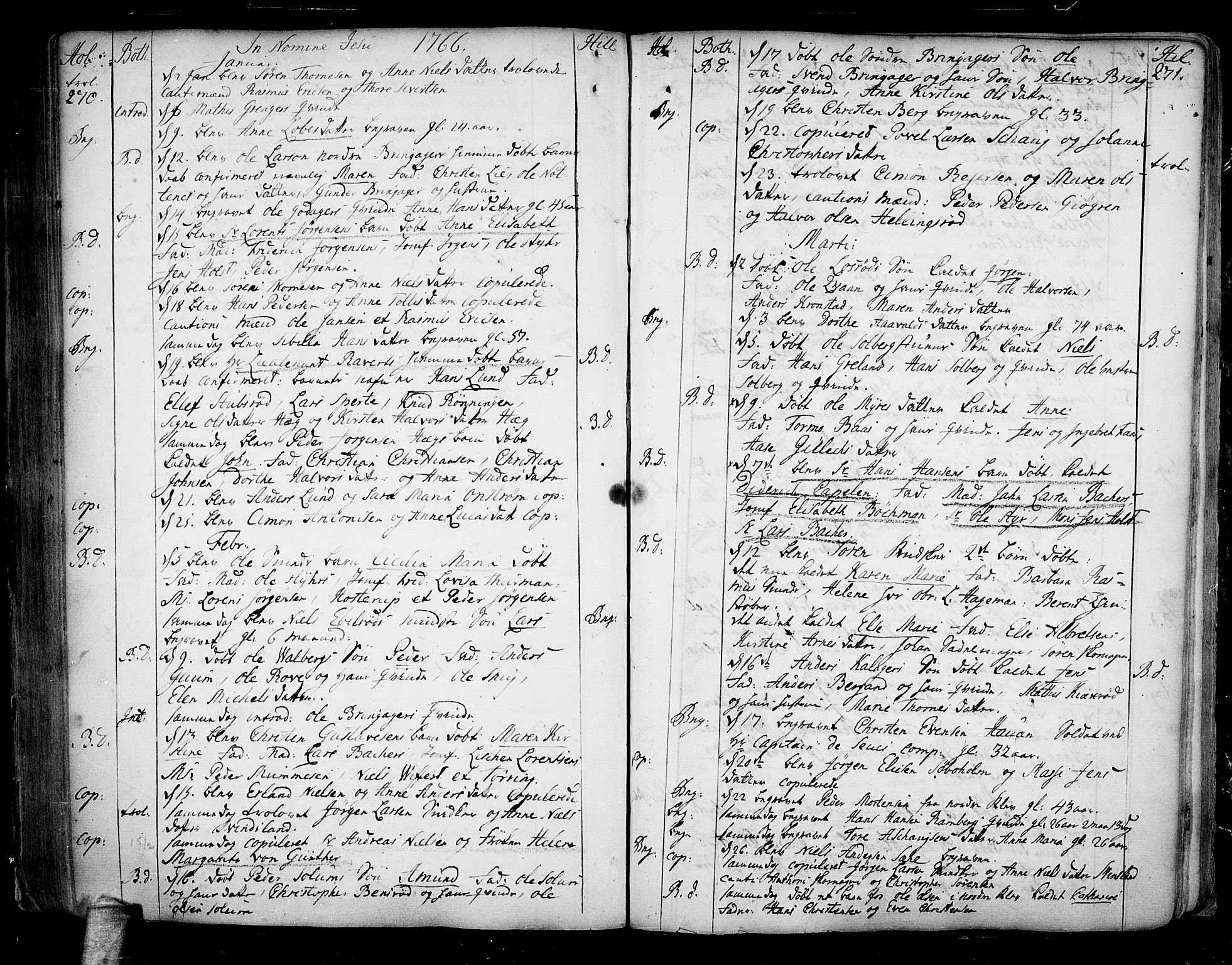 Botne kirkebøker, SAKO/A-340/F/Fa/L0001a: Parish register (official) no. I 1A, 1707-1778, p. 270-271