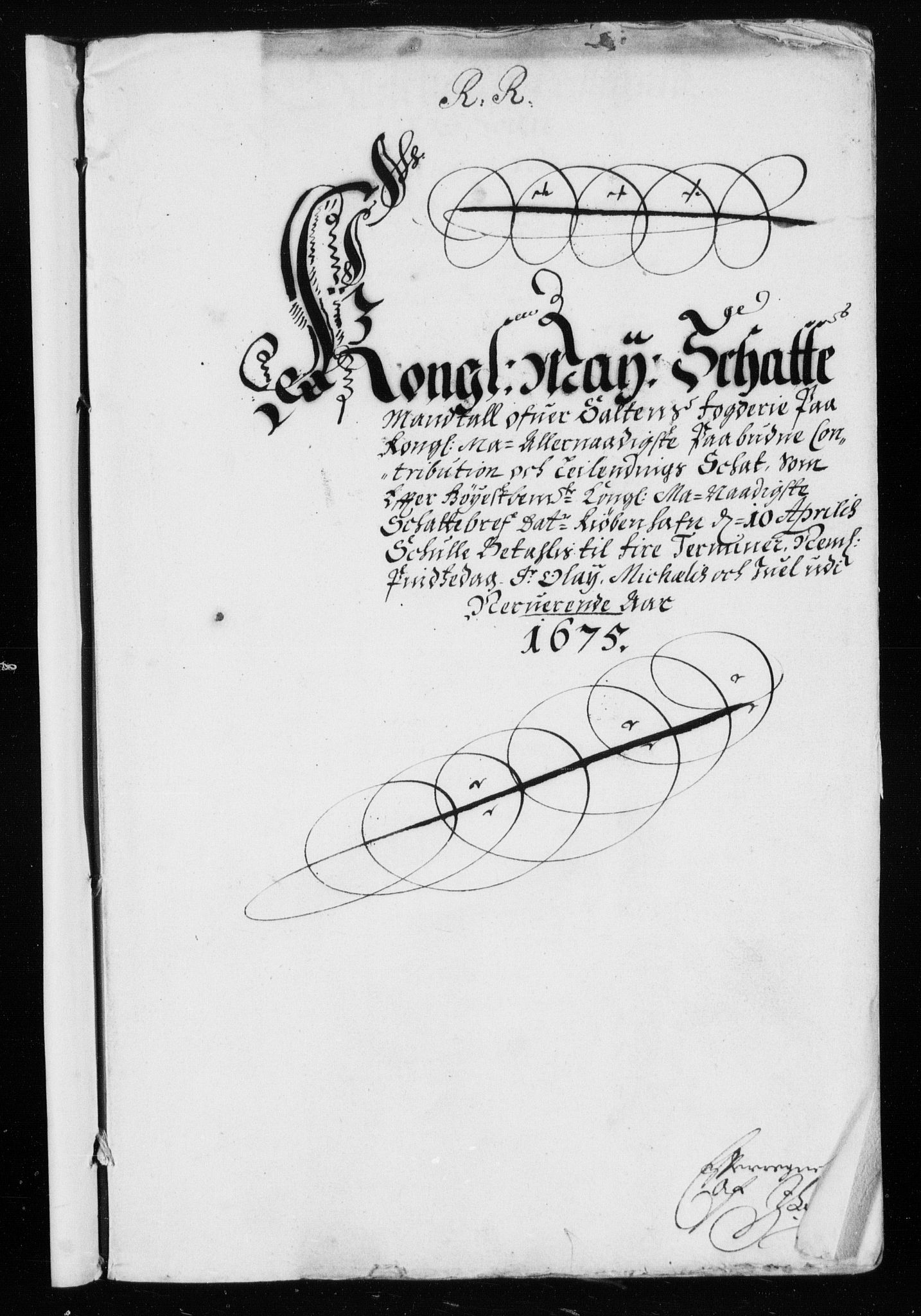 Rentekammeret inntil 1814, Reviderte regnskaper, Stiftamtstueregnskaper, Trondheim stiftamt og Nordland amt, AV/RA-EA-6044/R/Rh/L0005: Nordland amt, 1675