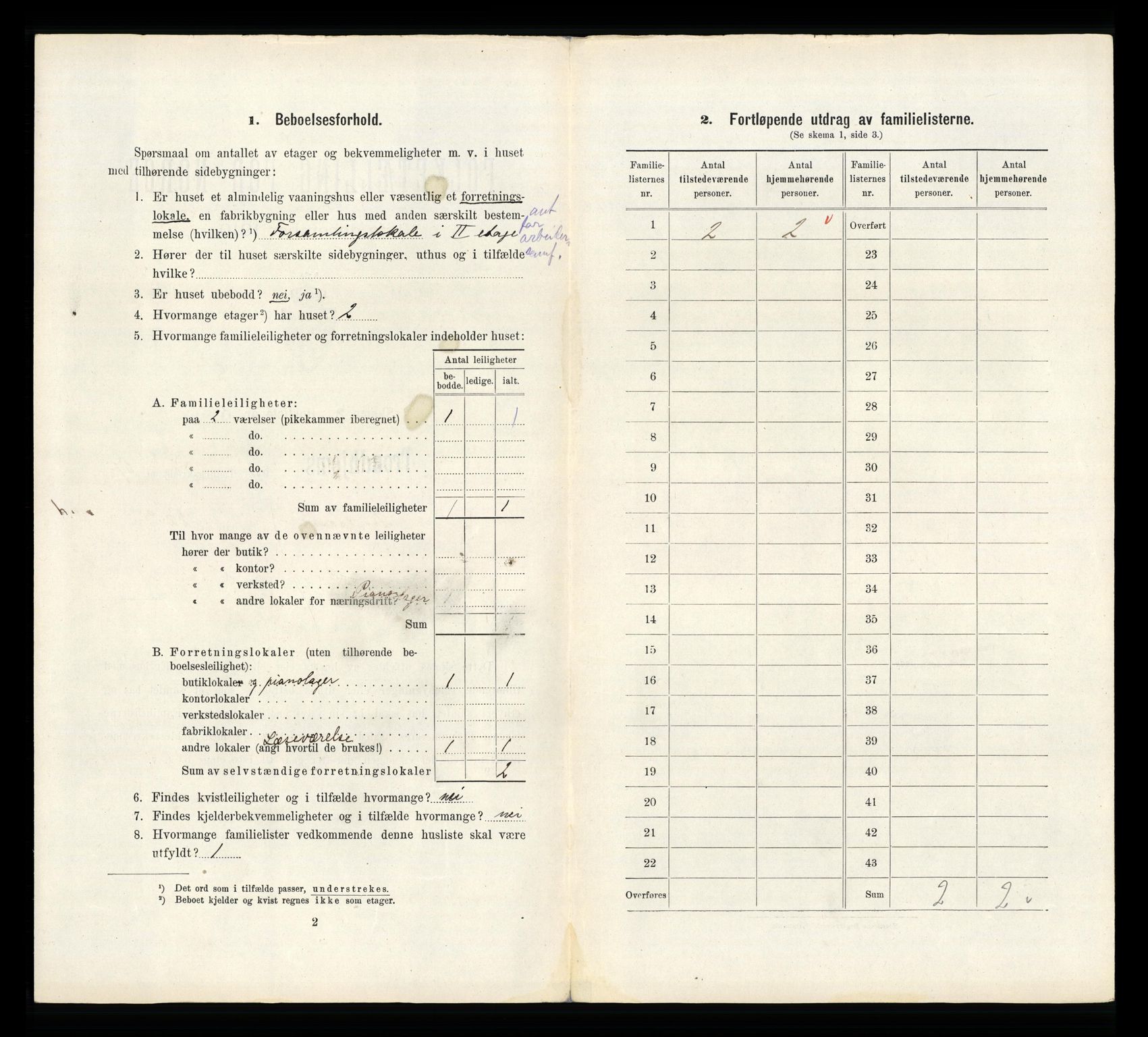 RA, 1910 census for Trondheim, 1910, p. 9952