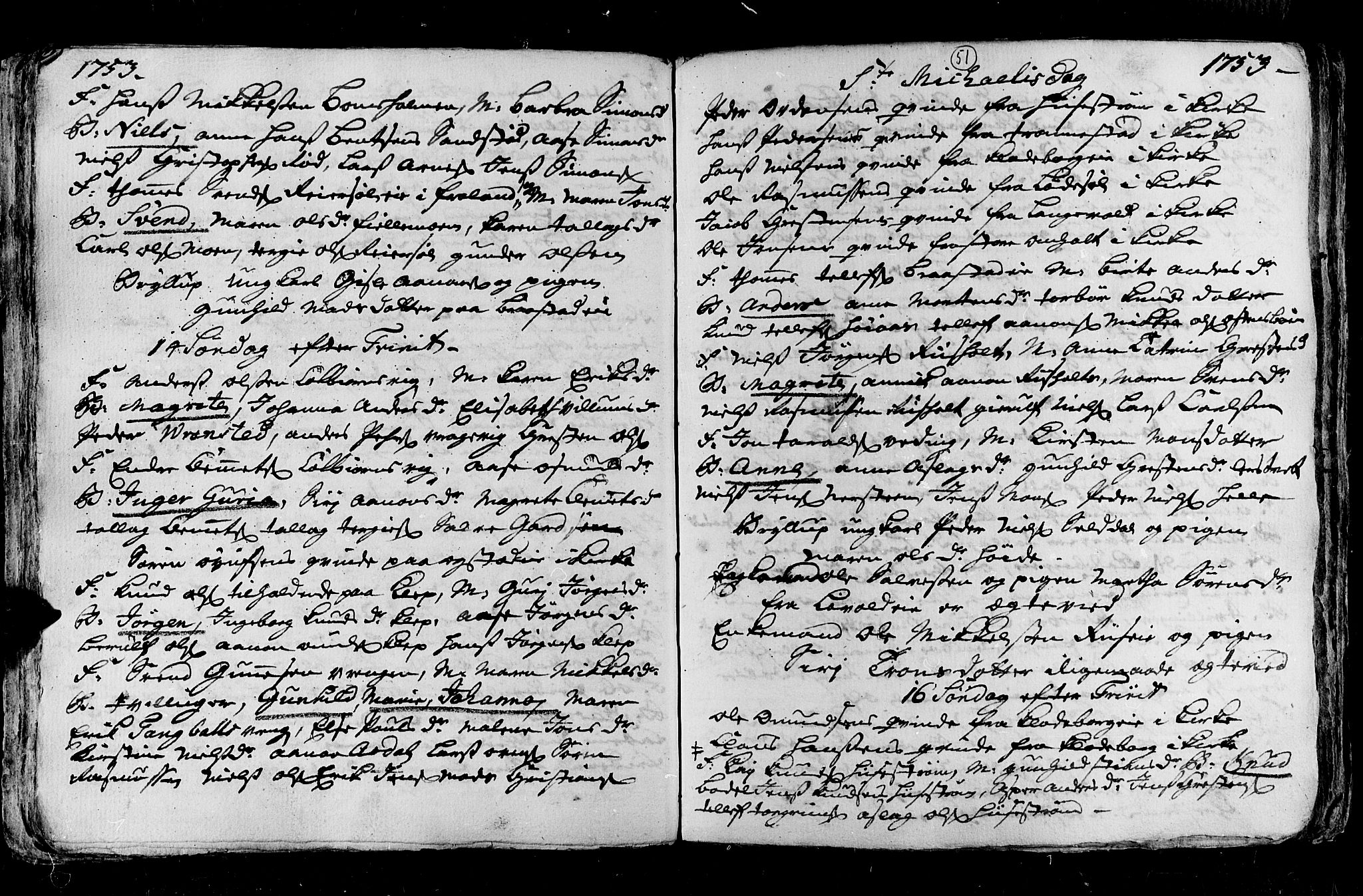 Øyestad sokneprestkontor, AV/SAK-1111-0049/F/Fa/L0005: Parish register (official) no. A 5, 1751-1757, p. 51