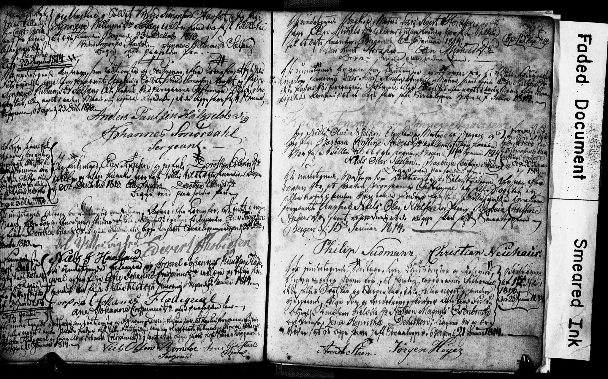 Korskirken sokneprestembete, SAB/A-76101: Best man's statements no. II.5.1, 1776-1816, p. 362