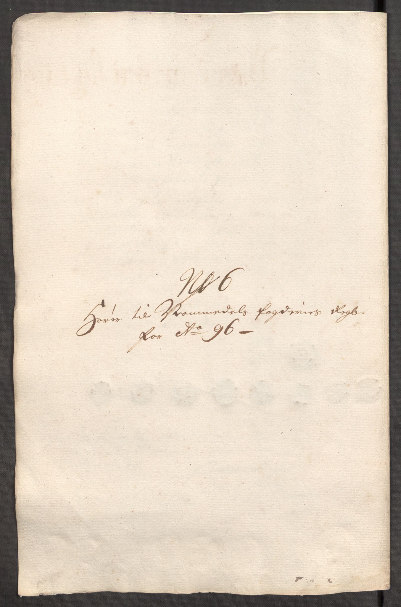 Rentekammeret inntil 1814, Reviderte regnskaper, Fogderegnskap, AV/RA-EA-4092/R64/L4425: Fogderegnskap Namdal, 1696-1698, p. 89