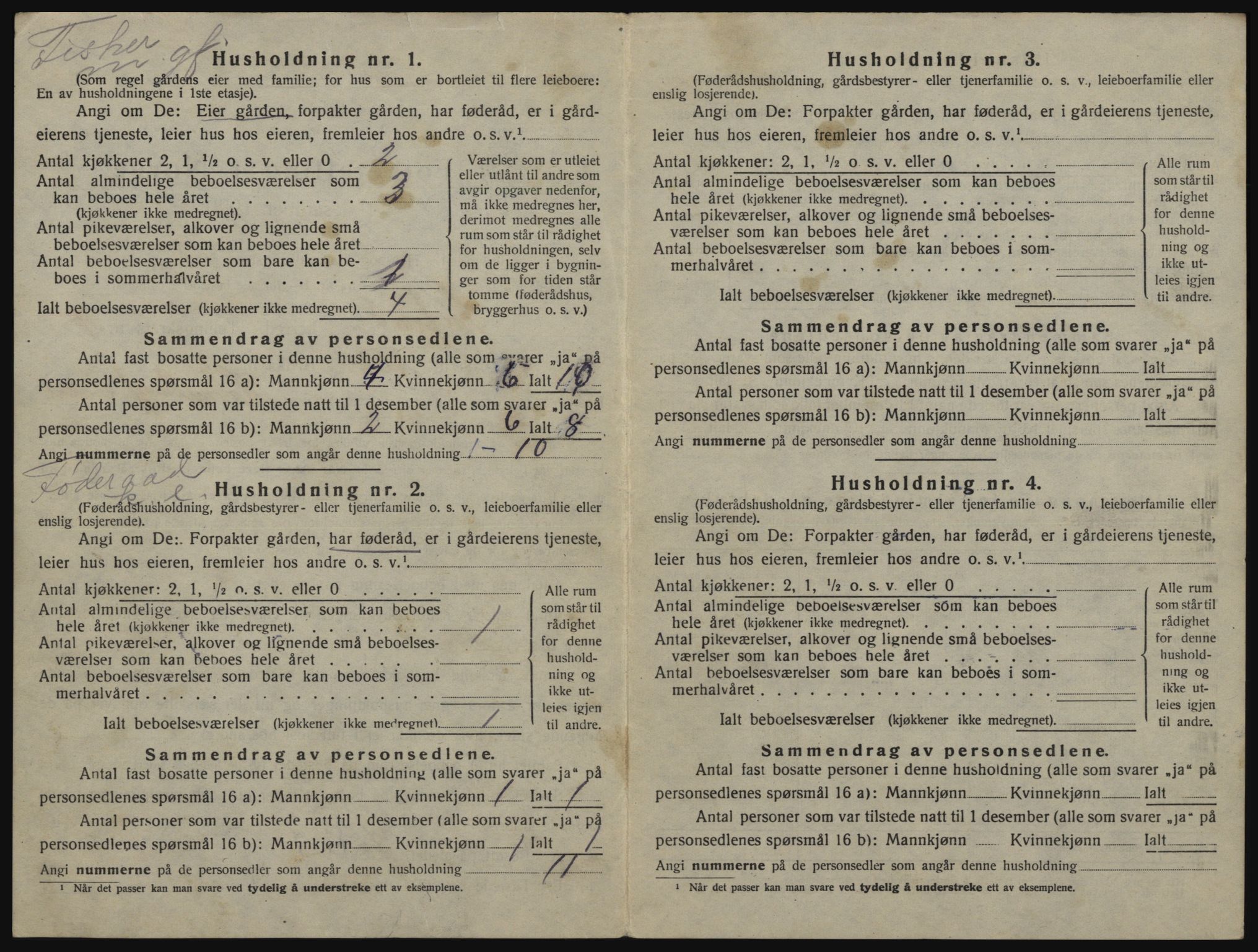 SATØ, 1920 census for Sørfjord, 1920, p. 148