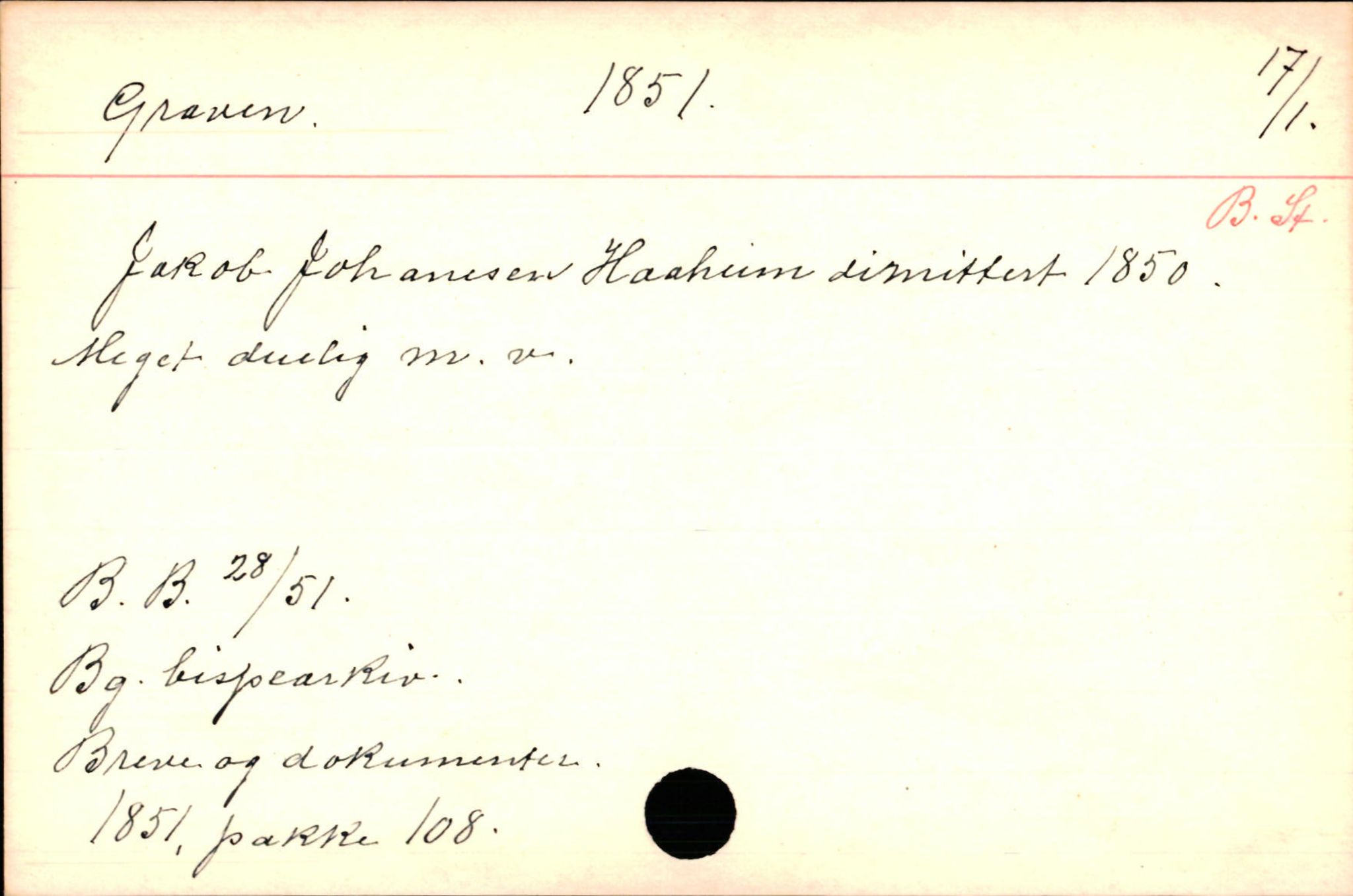 Haugen, Johannes - lærer, AV/SAB-SAB/PA-0036/01/L0001: Om klokkere og lærere, 1521-1904, p. 5586