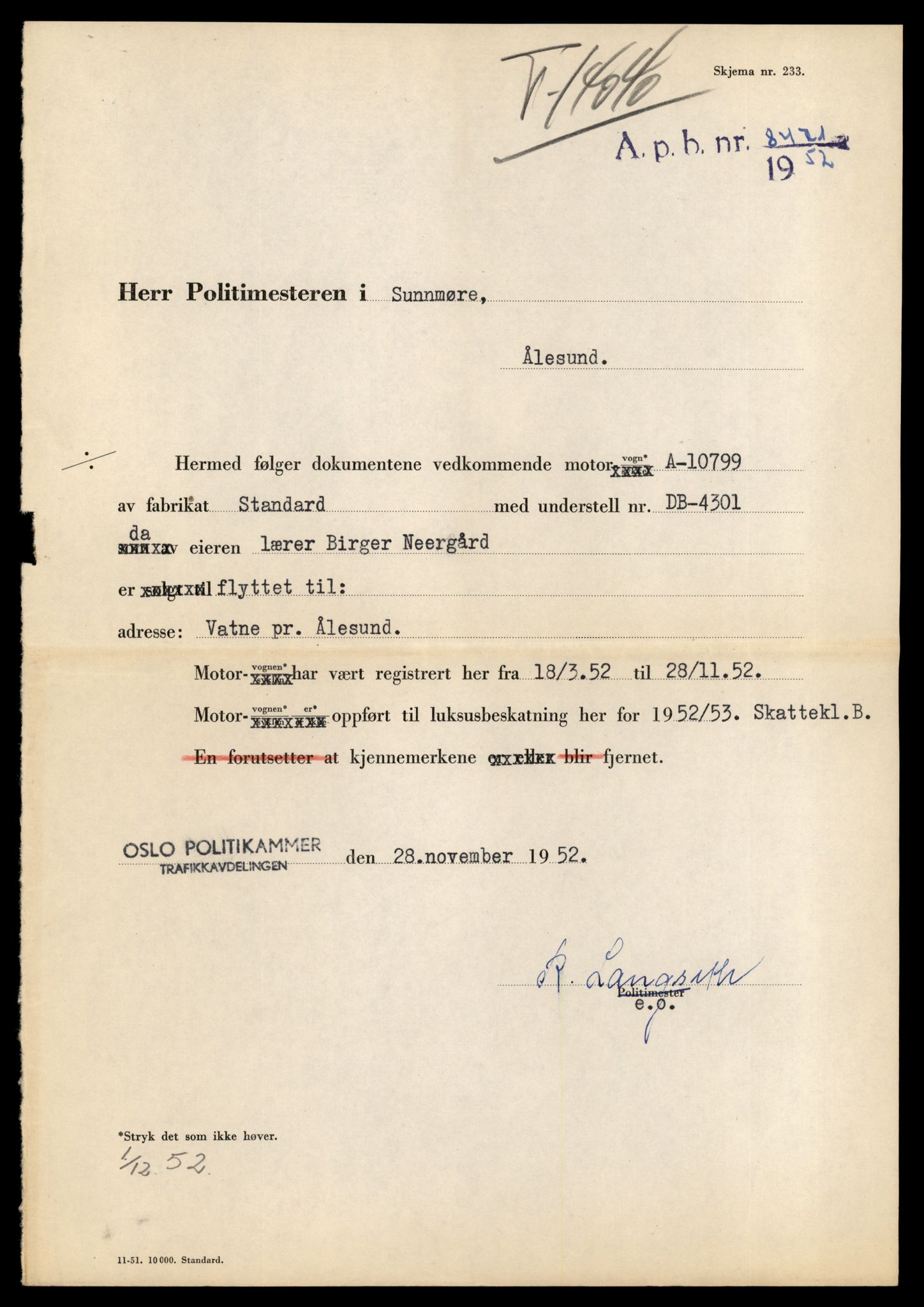 Møre og Romsdal vegkontor - Ålesund trafikkstasjon, AV/SAT-A-4099/F/Fe/L0042: Registreringskort for kjøretøy T 13906 - T 14079, 1927-1998, p. 2191